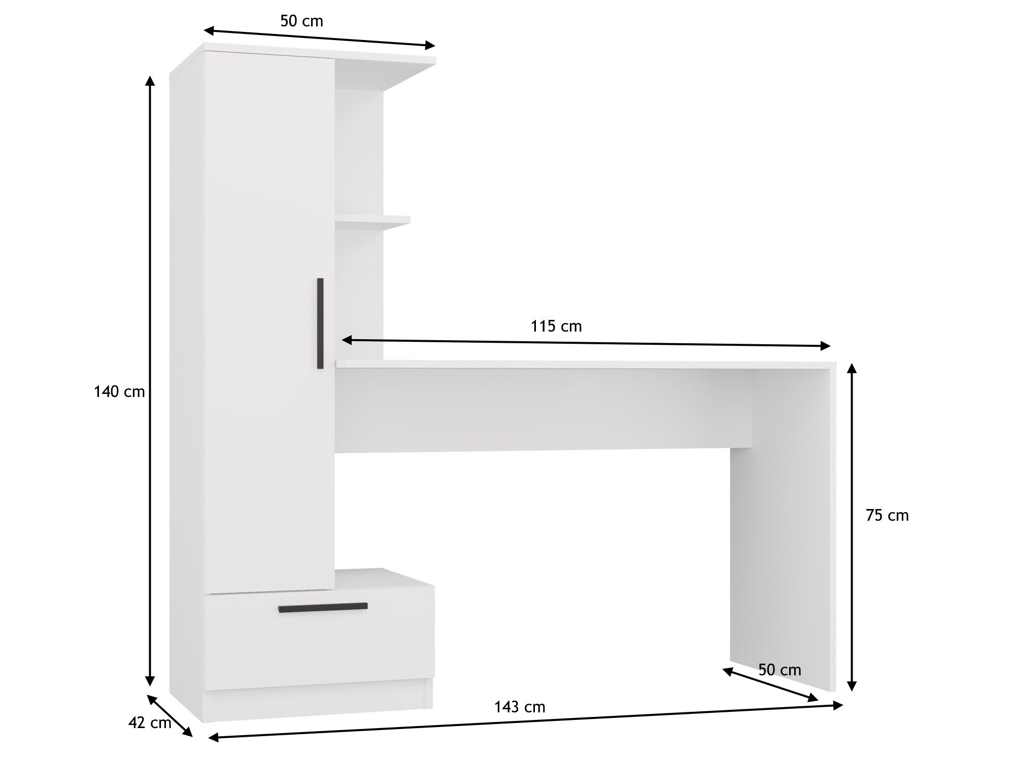 Skrivebord Mandeville 321 (Artisan eg)