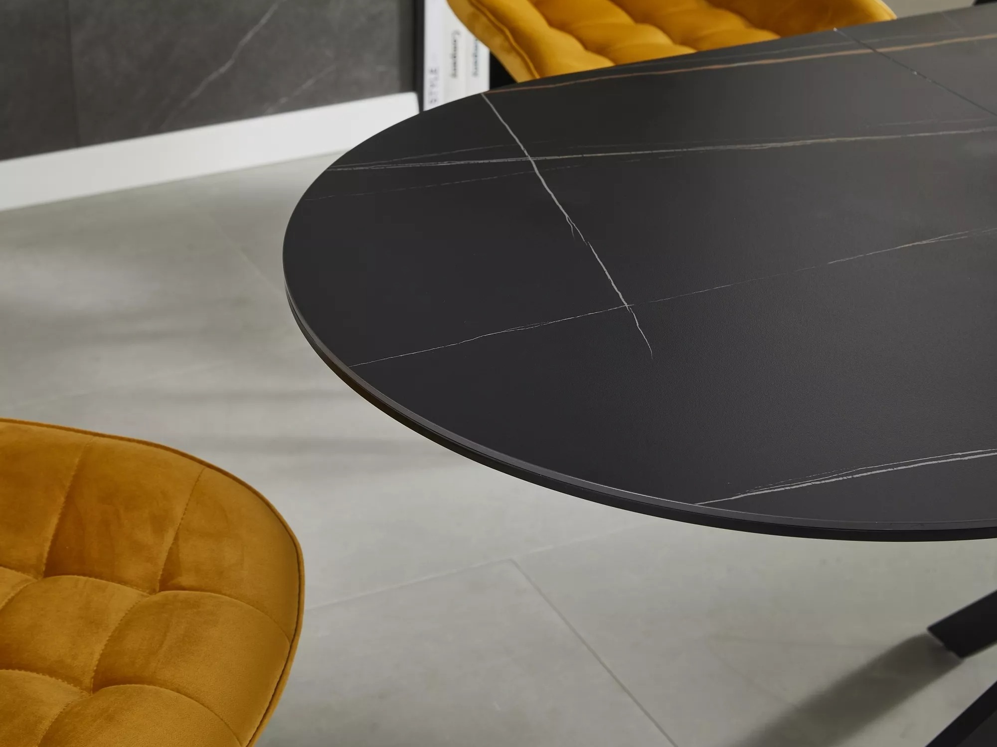 Bord Detroit 862 (Sort marmor)