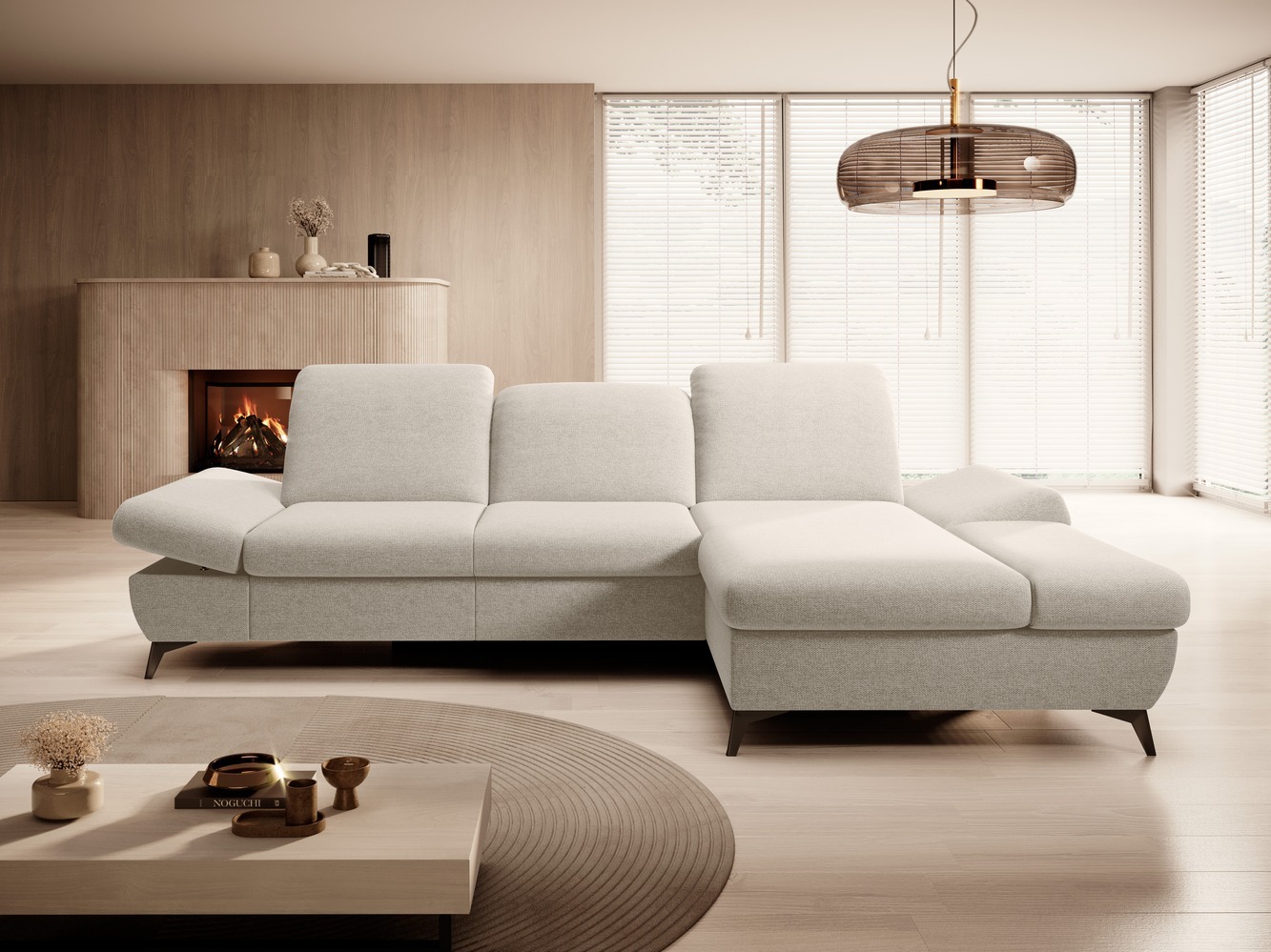 Hjørnesofa Kingston 190 (Loft 01)
