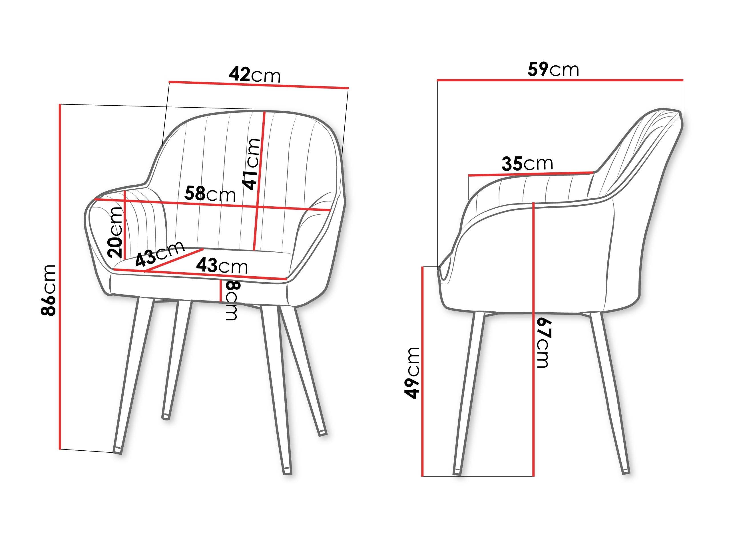 Stol Comfivo 457 (Grå)