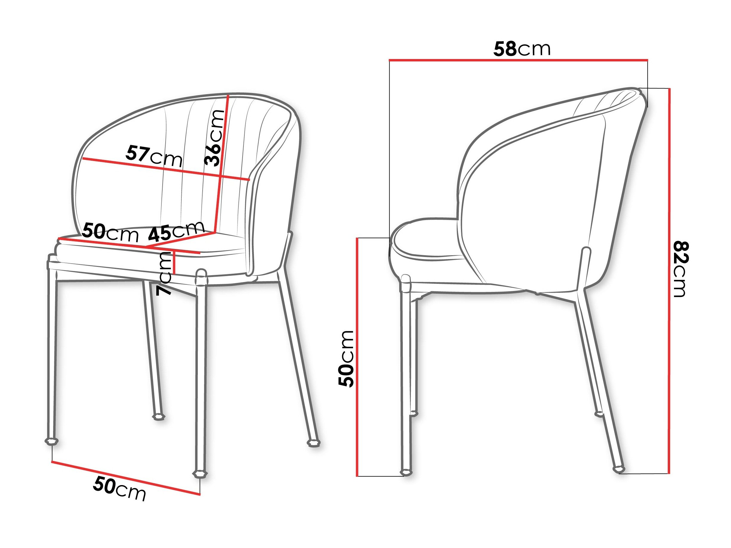 Stol Comfivo 461 (Sort)