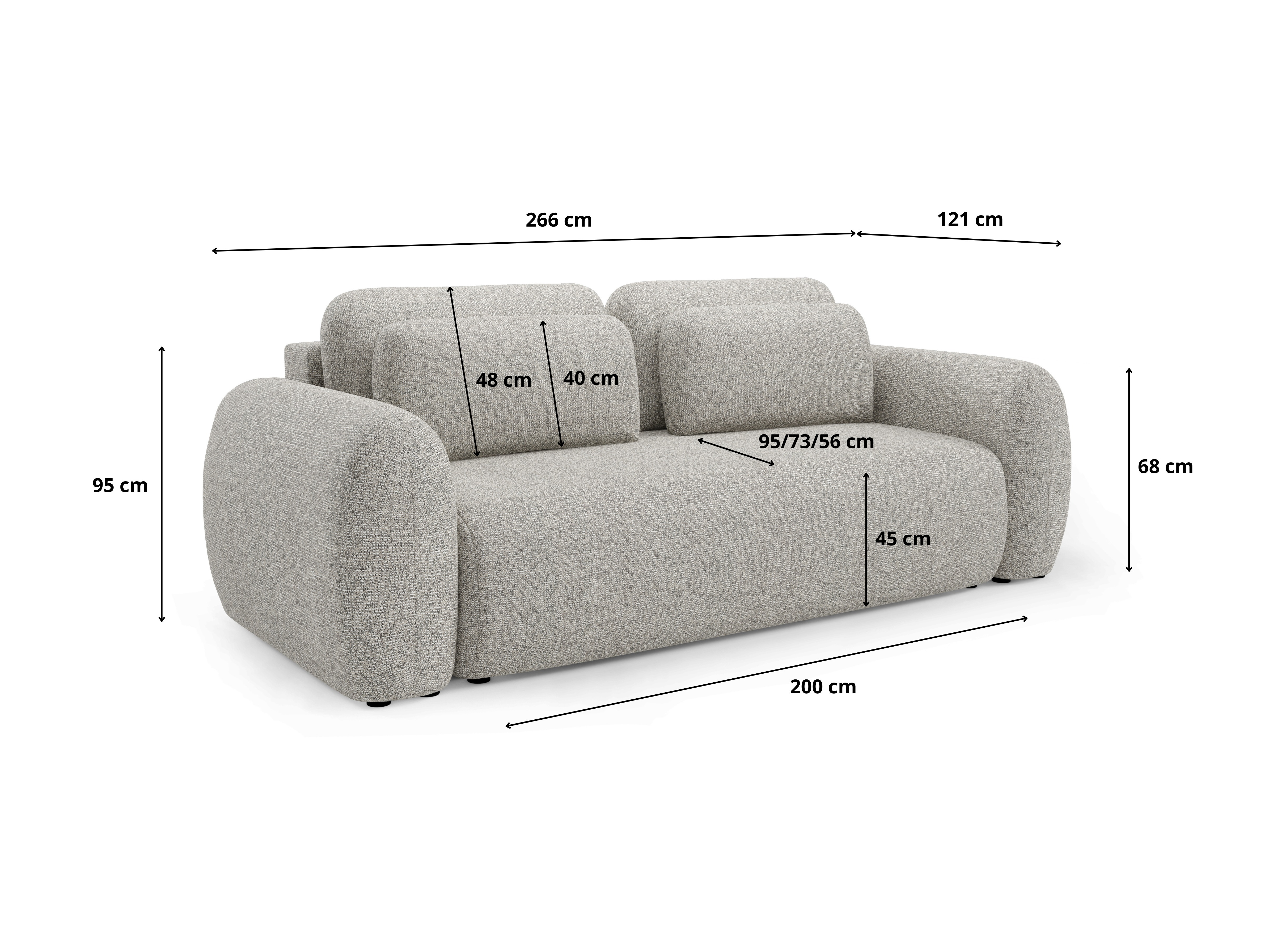 Sovesofa Franklin 102 (Puente 52)