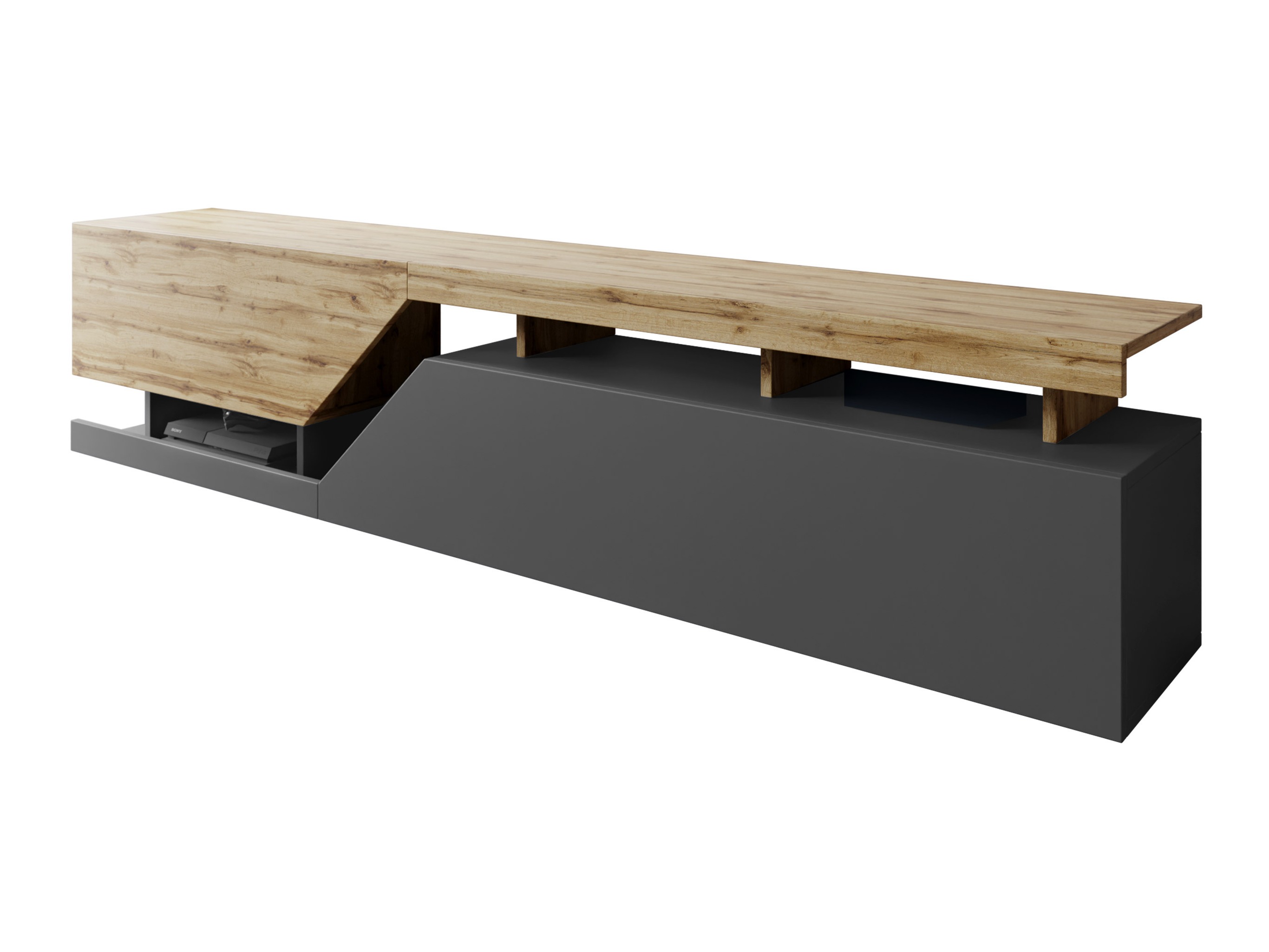 TV-bord Comfivo Daldune I (Wotan eg + Antracit)