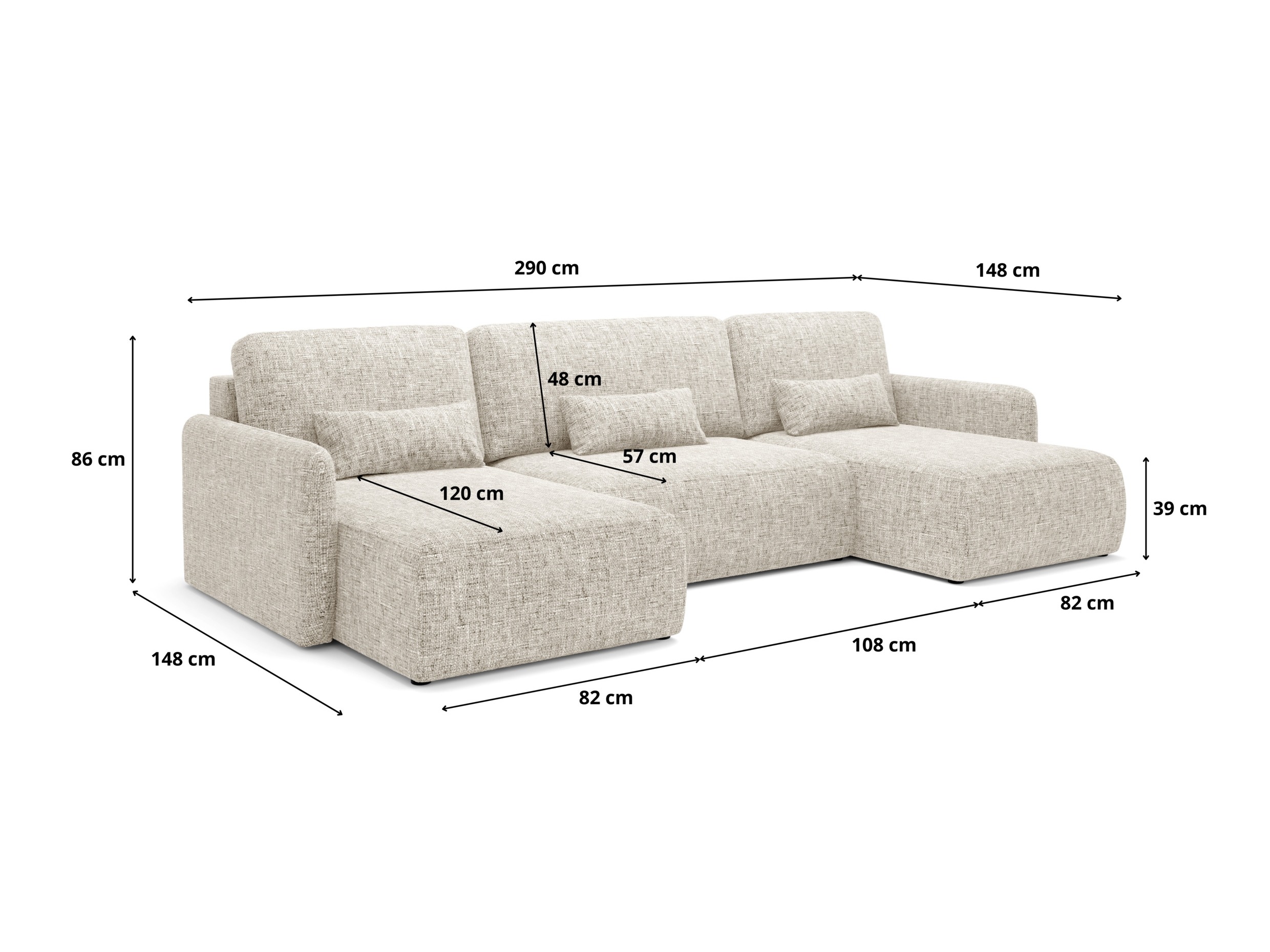 Hjørnesofa Franklin 109 (Imo 10)