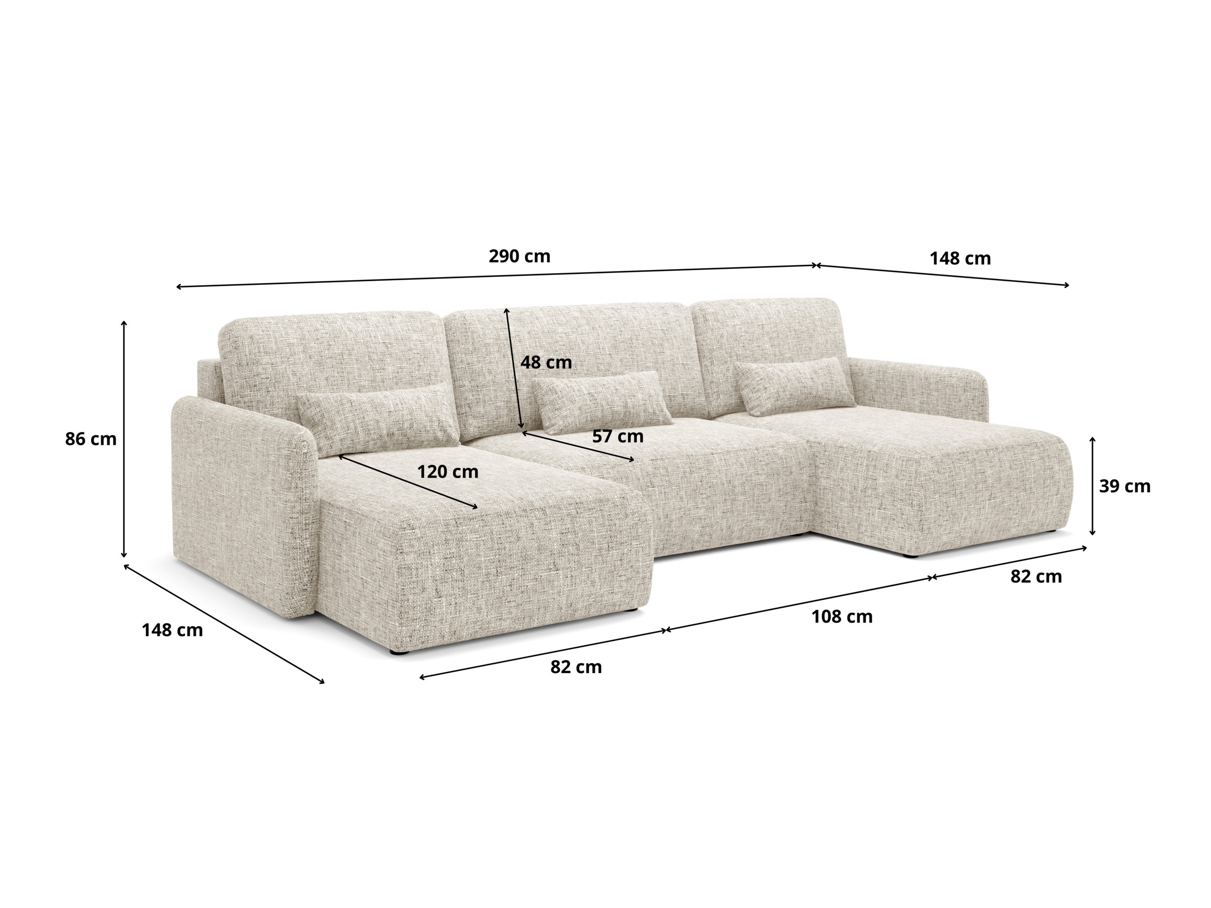 Hjørnesofa Franklin 109 (Imo 20)