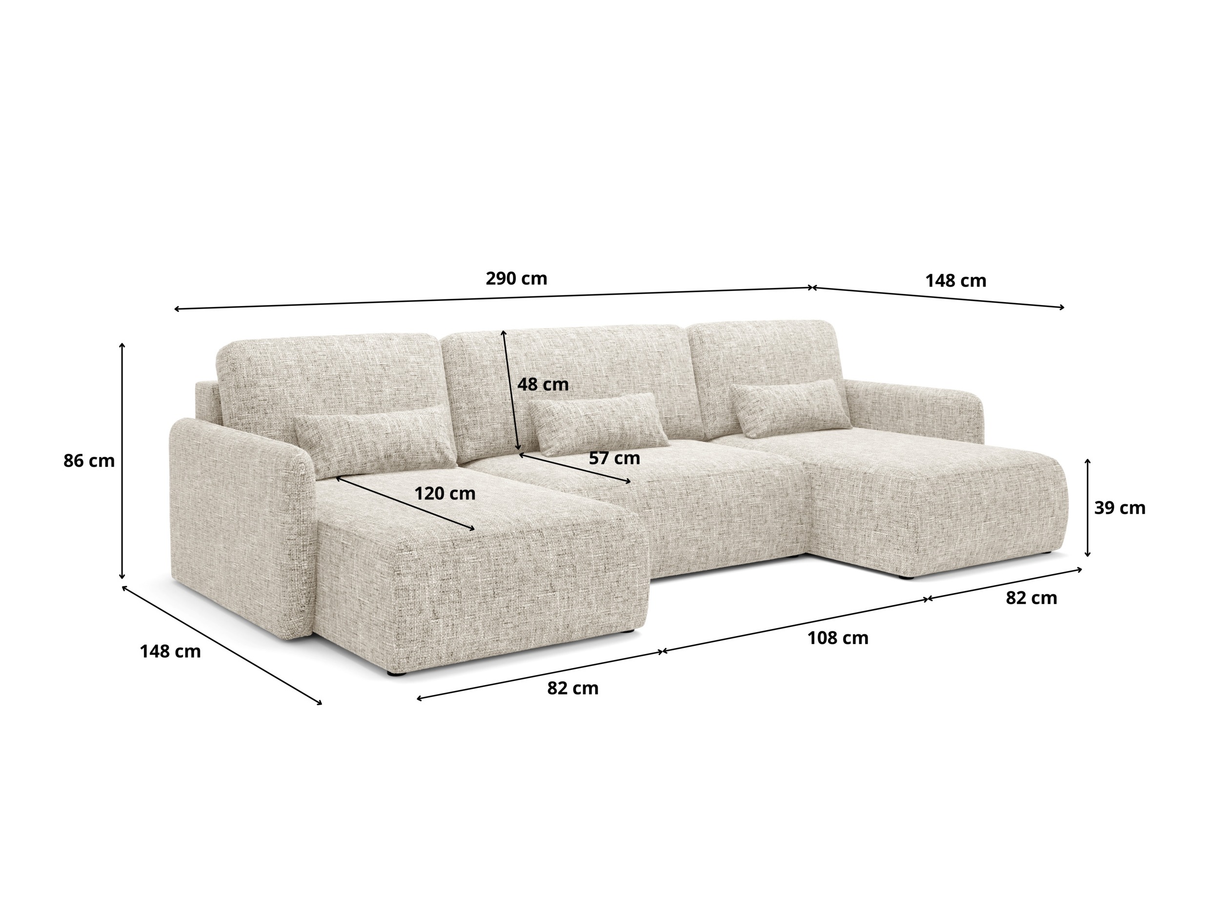 Hjørnesofa Franklin 109 (Imo 40)