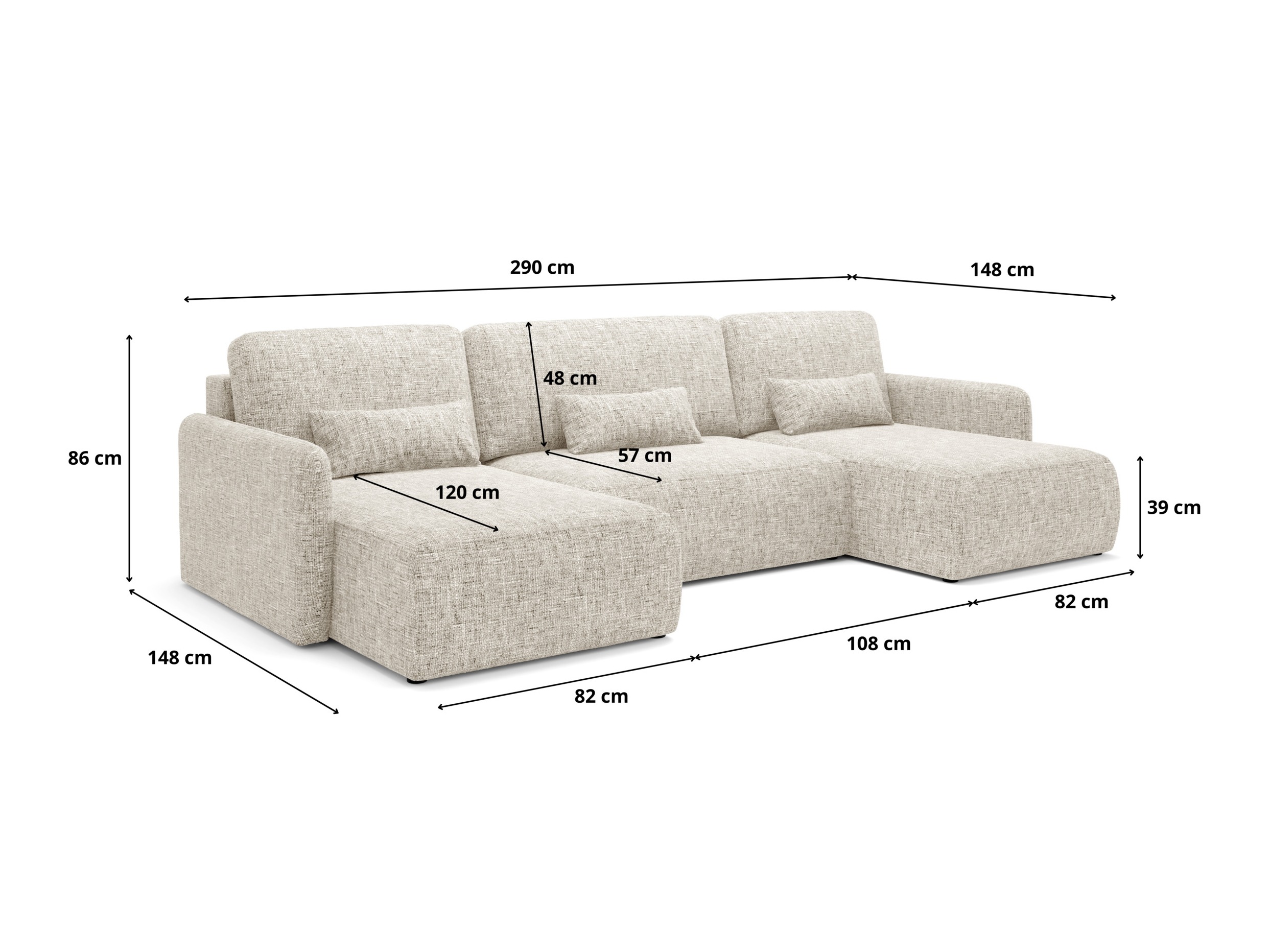 Hjørnesofa Franklin 109 (Imo 45)