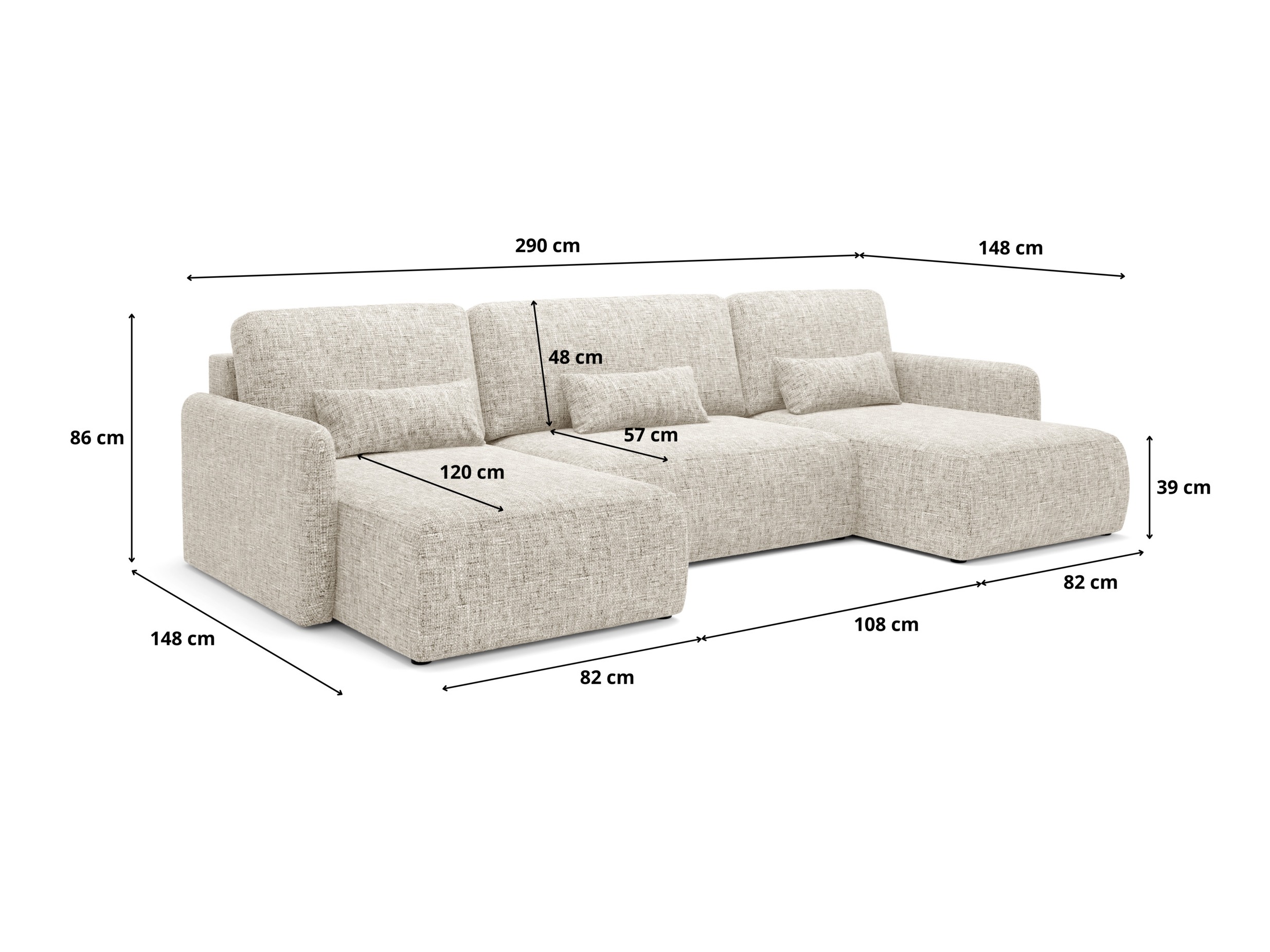 Hjørnesofa Franklin 109 (Imo 60)