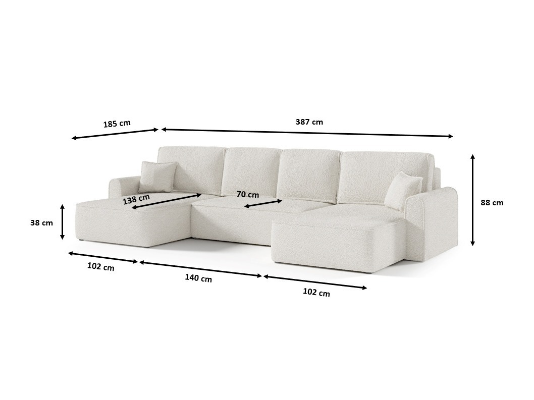 Hjørnesofa Franklin 129 (Abriamo 04)