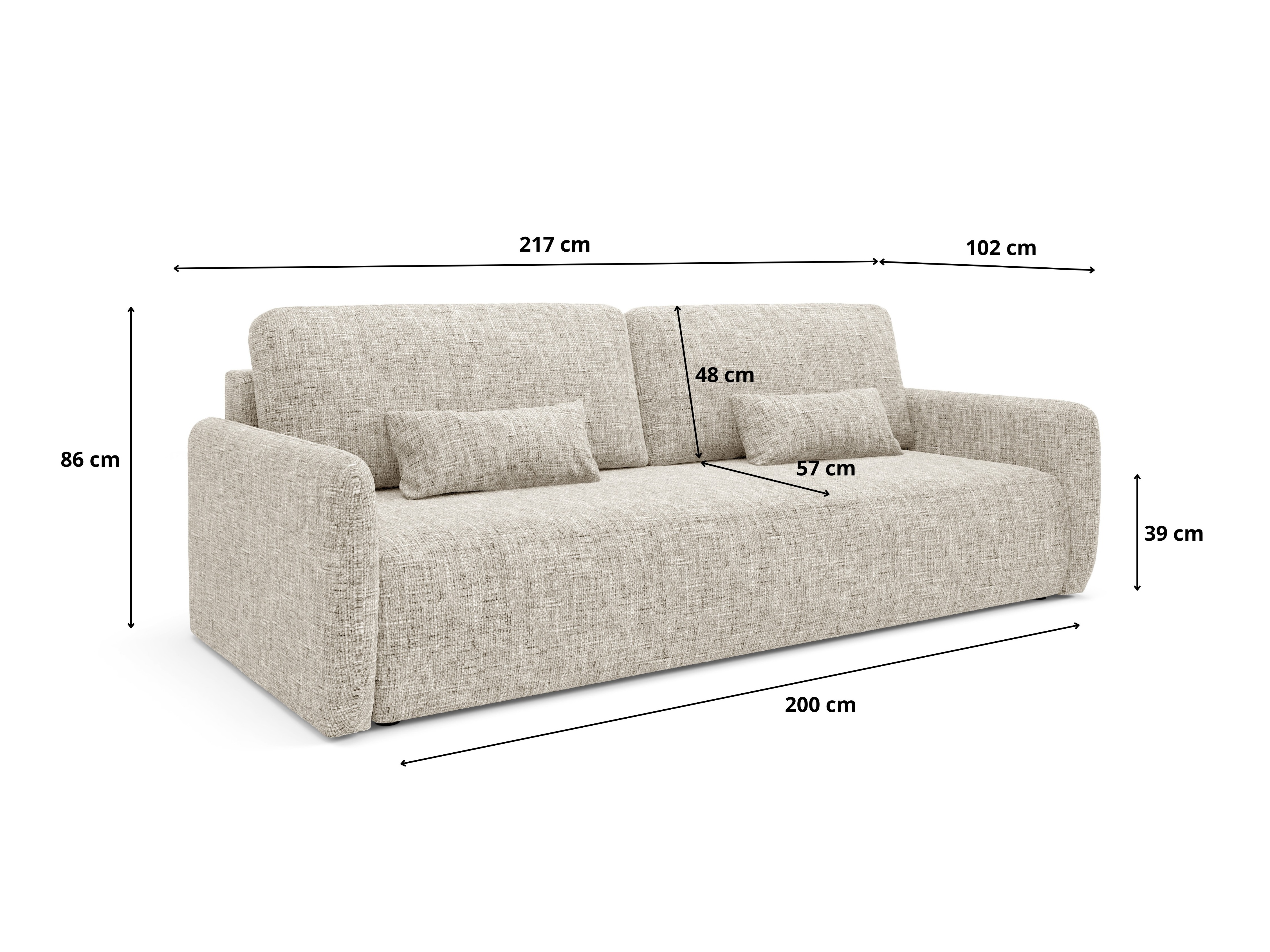 Sovesofa Franklin 106 (Imo 05)