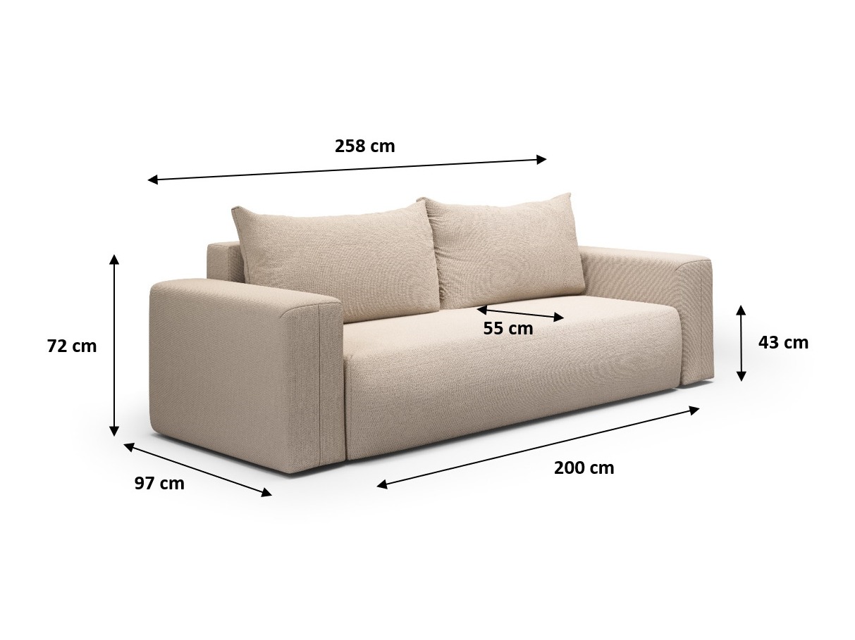 Sovesofa Lirdomo 103 (Aragon 01)