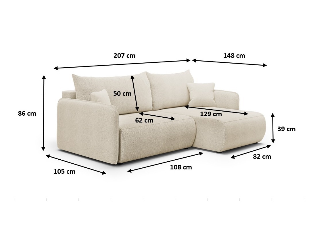 Hjørnesofa Franklin 133 (Curio 39)