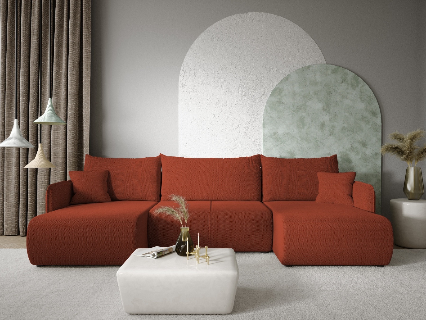Hjørnesofa Franklin 136 (Curio 55)