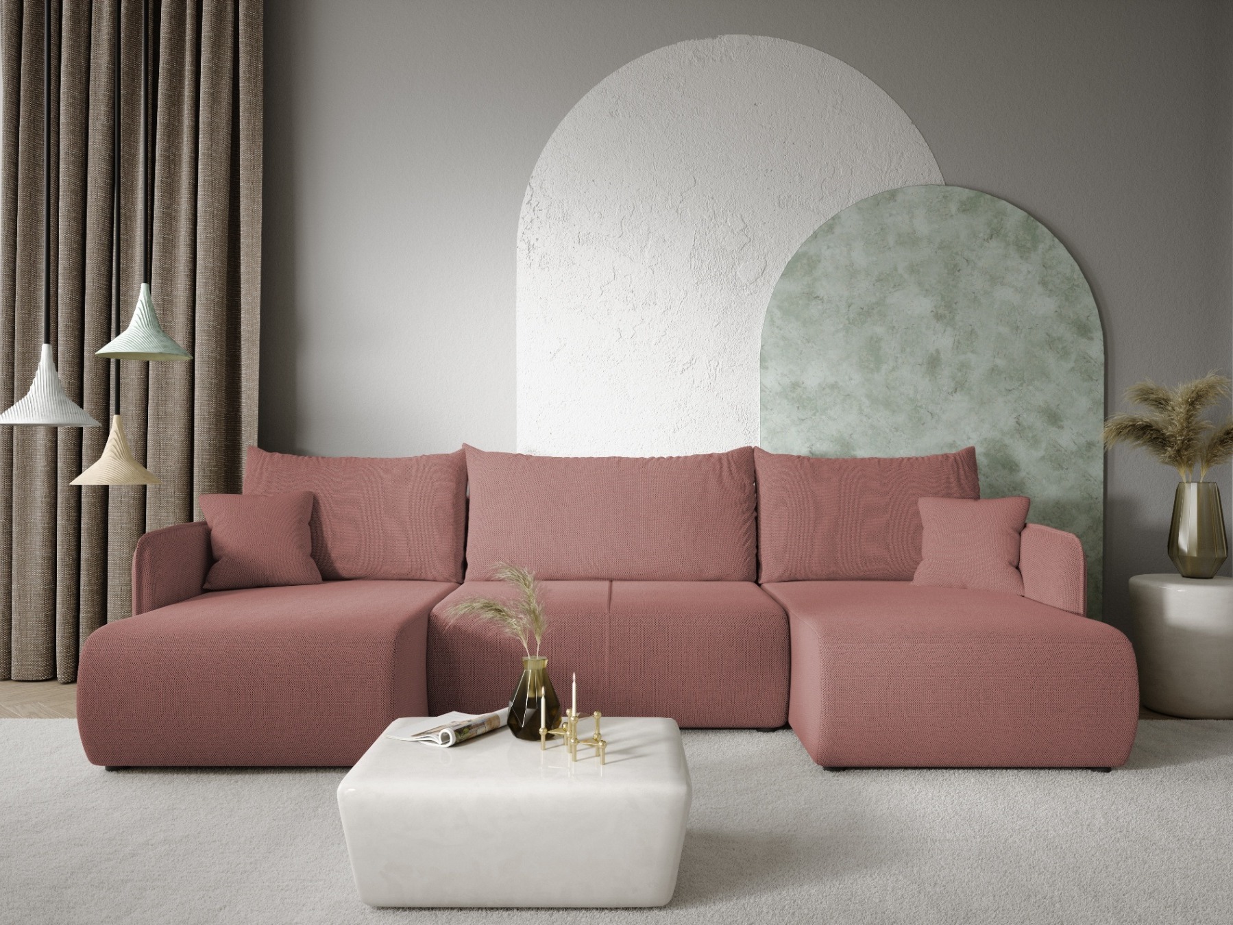 Hjørnesofa Franklin 136 (Curio 63)