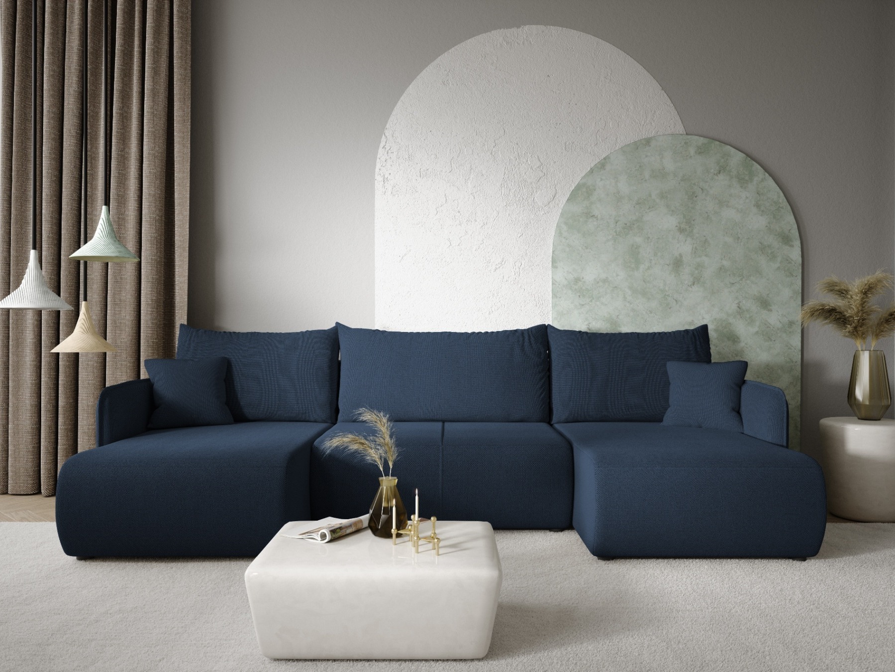 Hjørnesofa Franklin 136 (Curio 78)