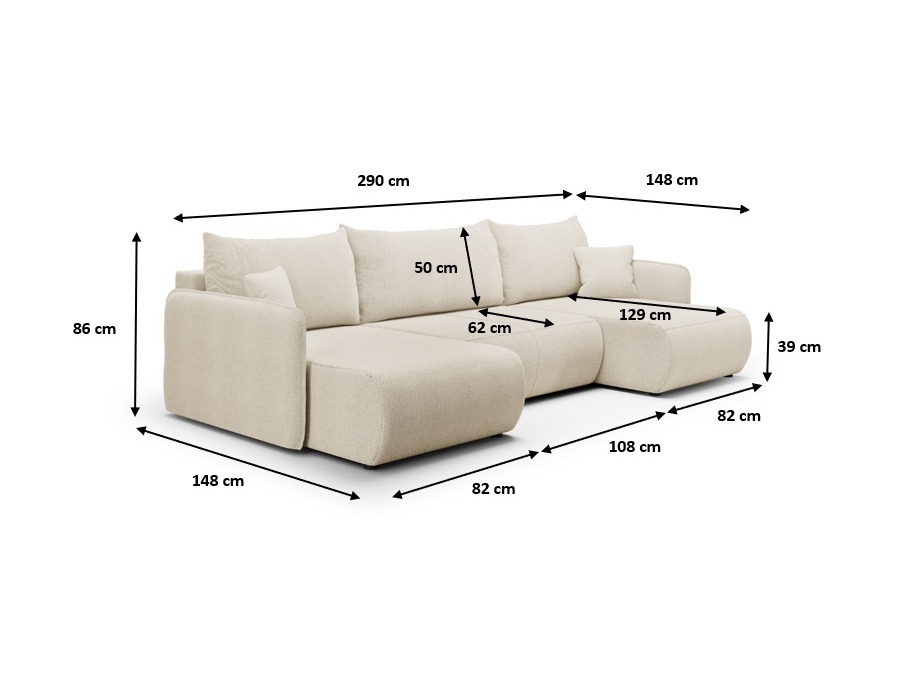 Hjørnesofa Franklin 136 (Curio 84)