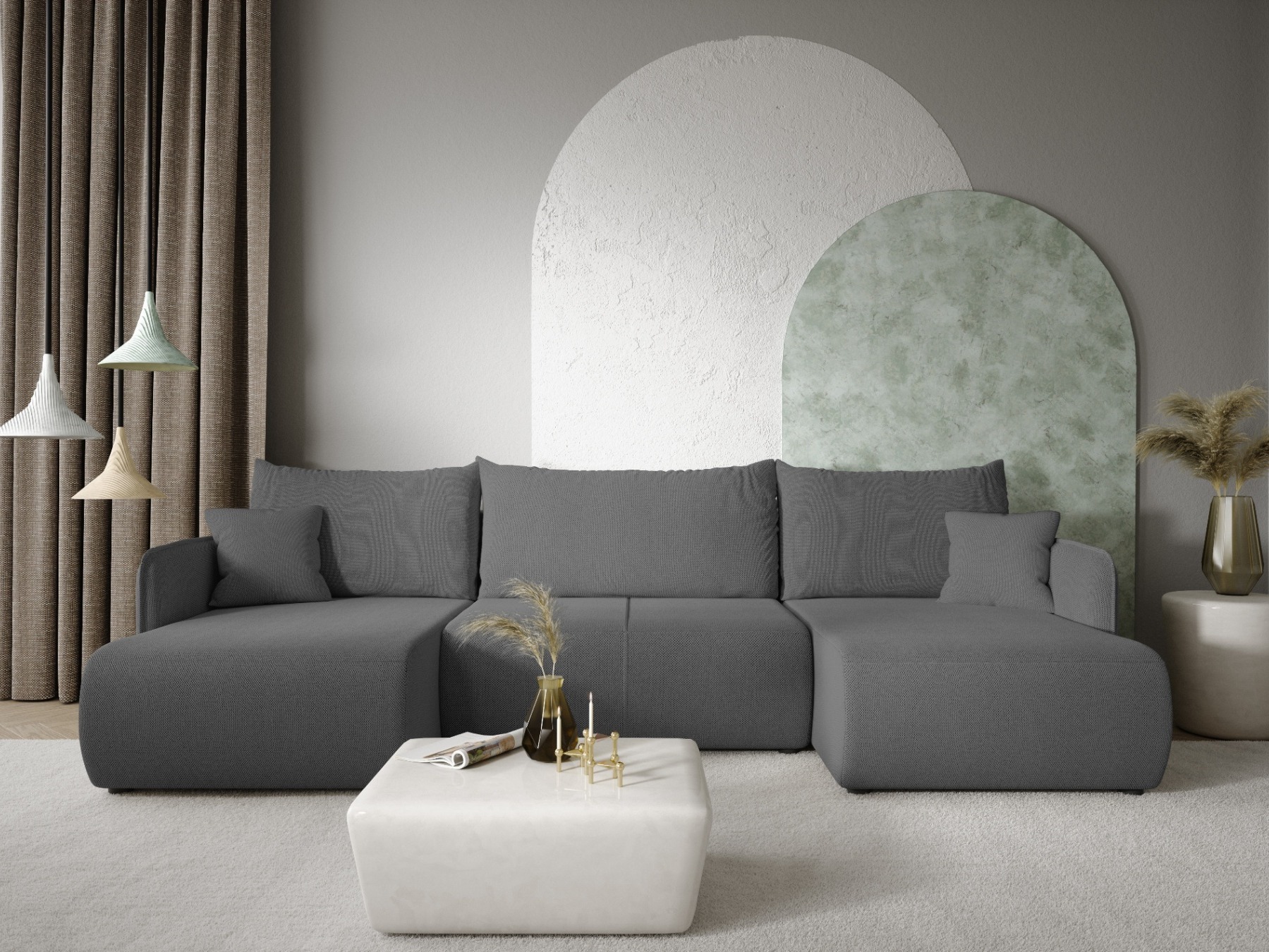 Hjørnesofa Franklin 136 (Curio 93)
