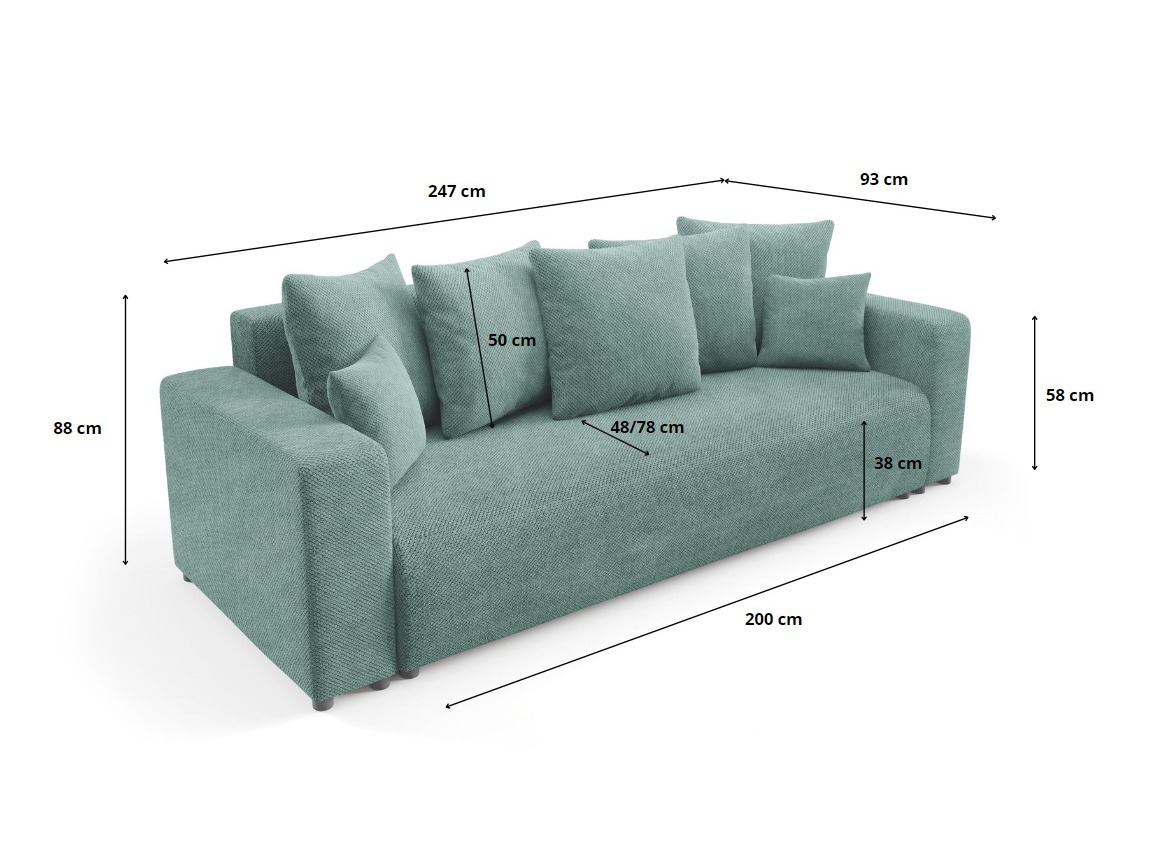 Sovesofa Franklin 138 (Onega 01)