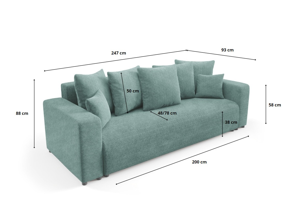 Sovesofa Franklin 138 (Onega 06)