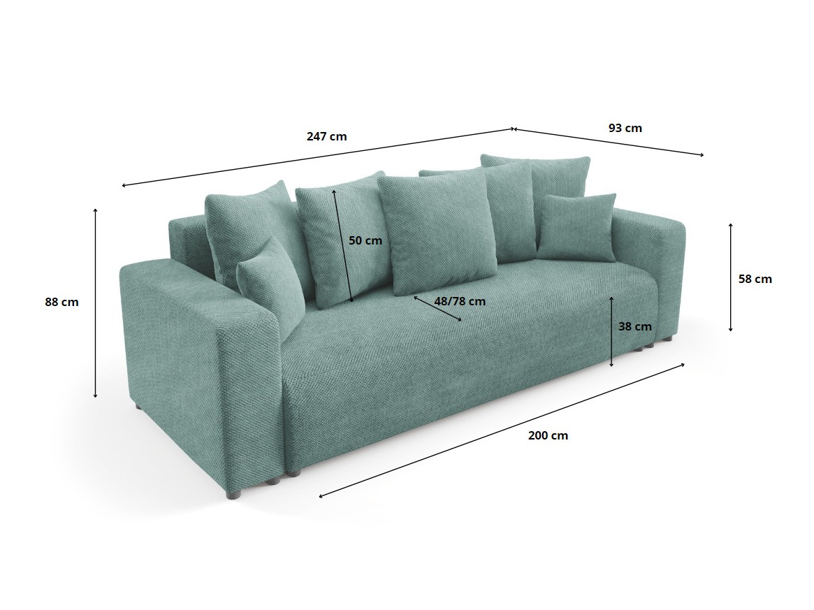 Sovesofa Franklin 138 (Onega 07)