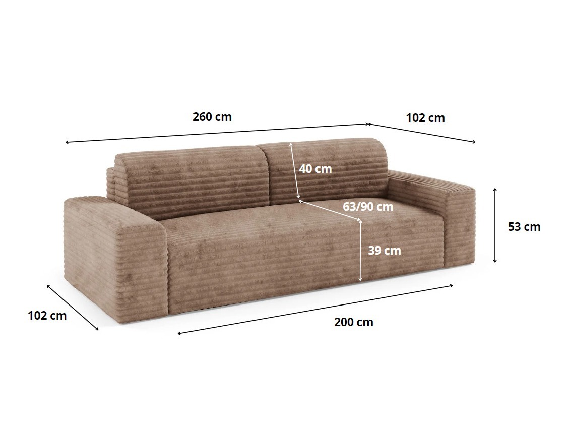 Sovesofa Franklin 139 (Tilia 75)