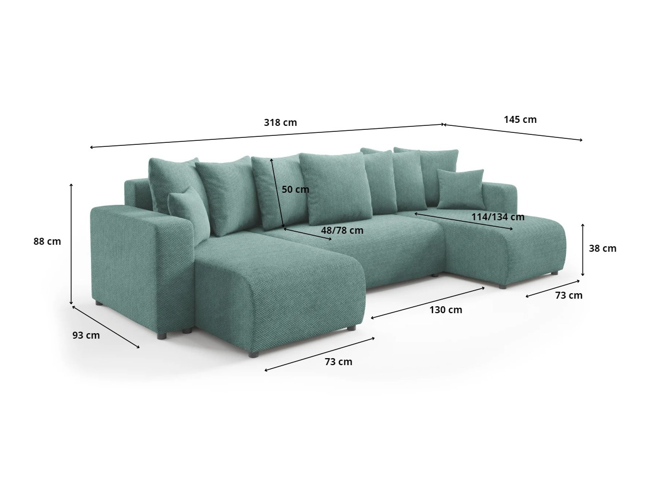 Hjørnesofa Franklin 144 (Onega 11)
