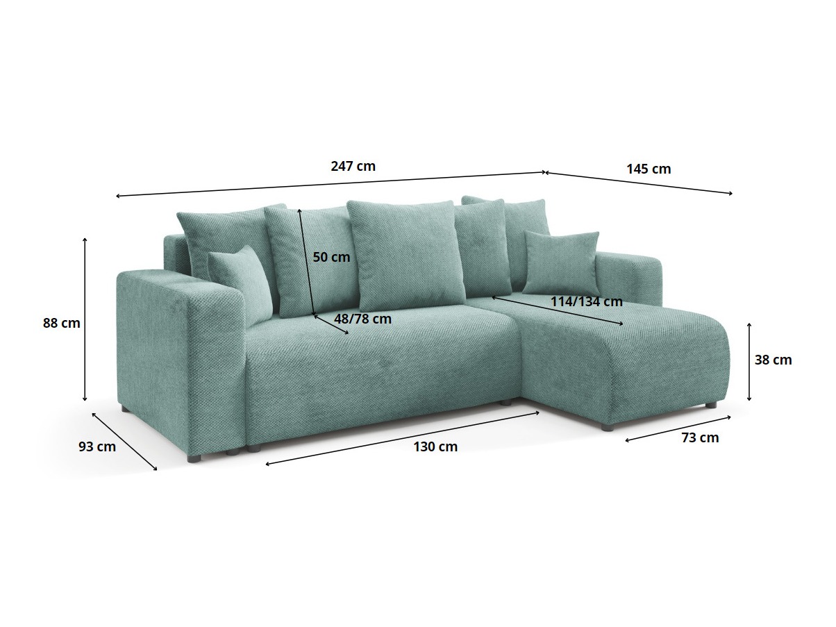 Hjørnesofa Franklin 146 (Onega 02)