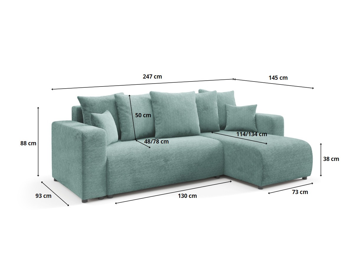 Hjørnesofa Franklin 146 (Onega 08)