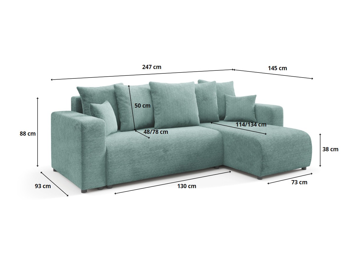 Hjørnesofa Franklin 146 (Onega 11)