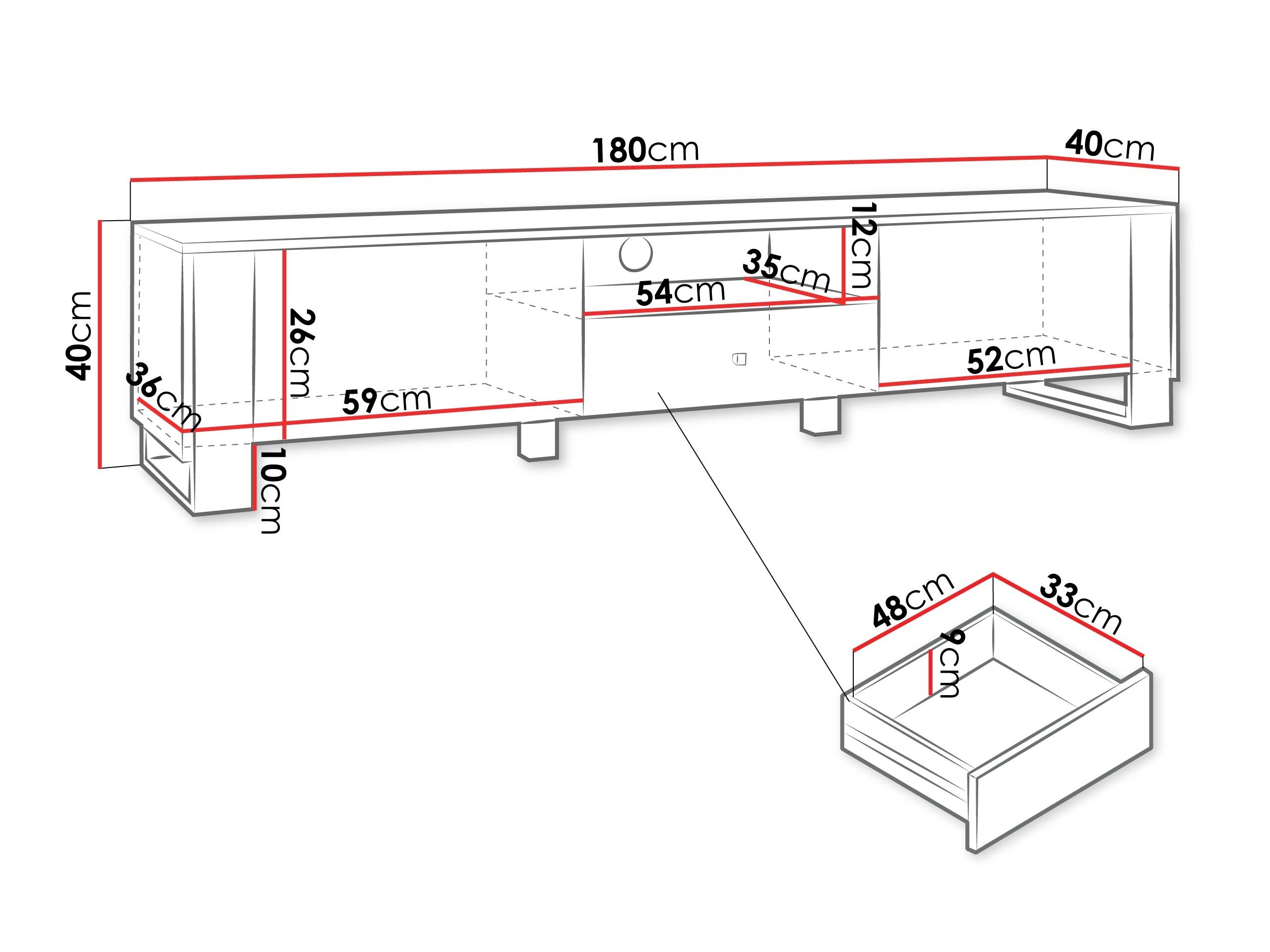 TV-bord Comfivo Vestora 103