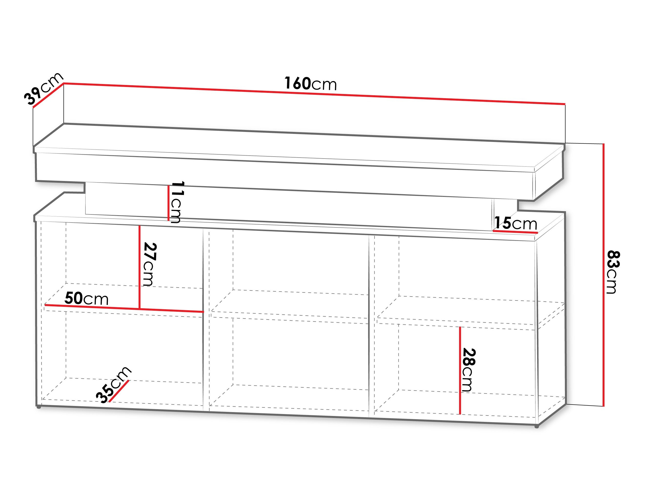 Skænk Monfero 101 (Lysebrun)