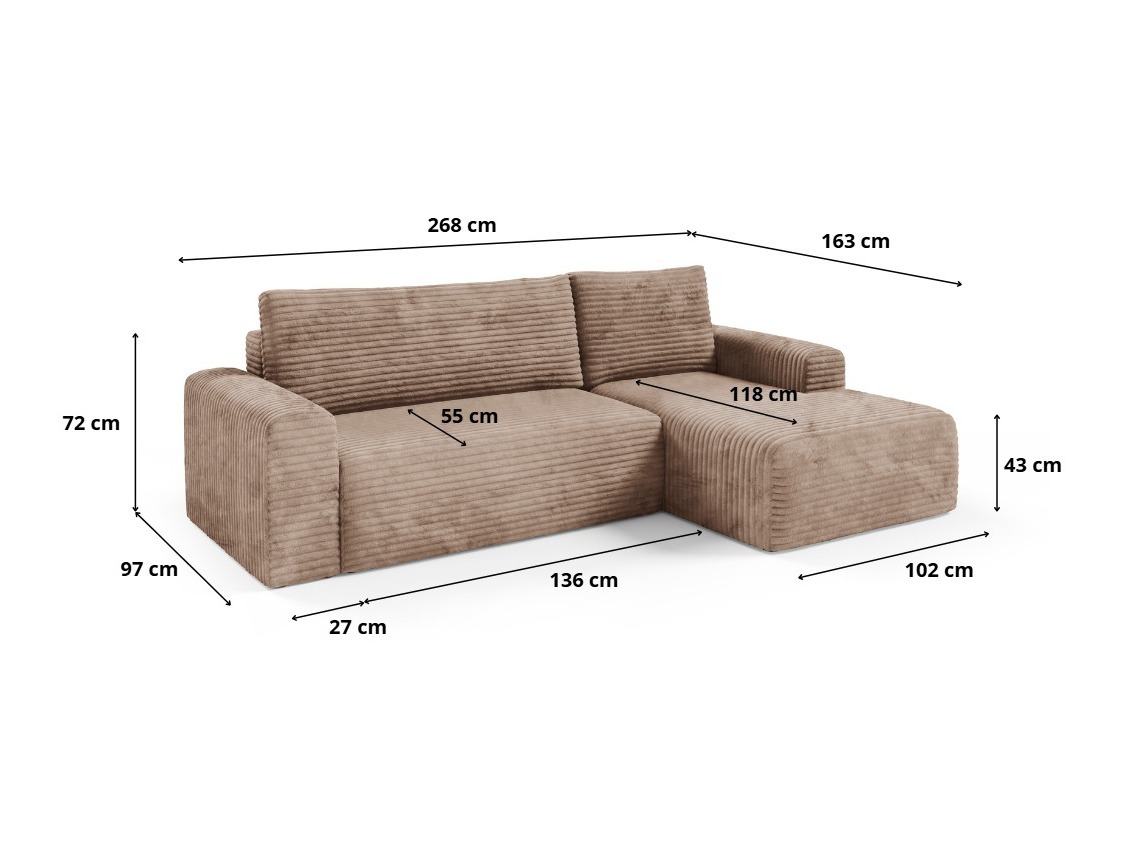 Hjørnesofa Franklin 155 (Tilia 90)