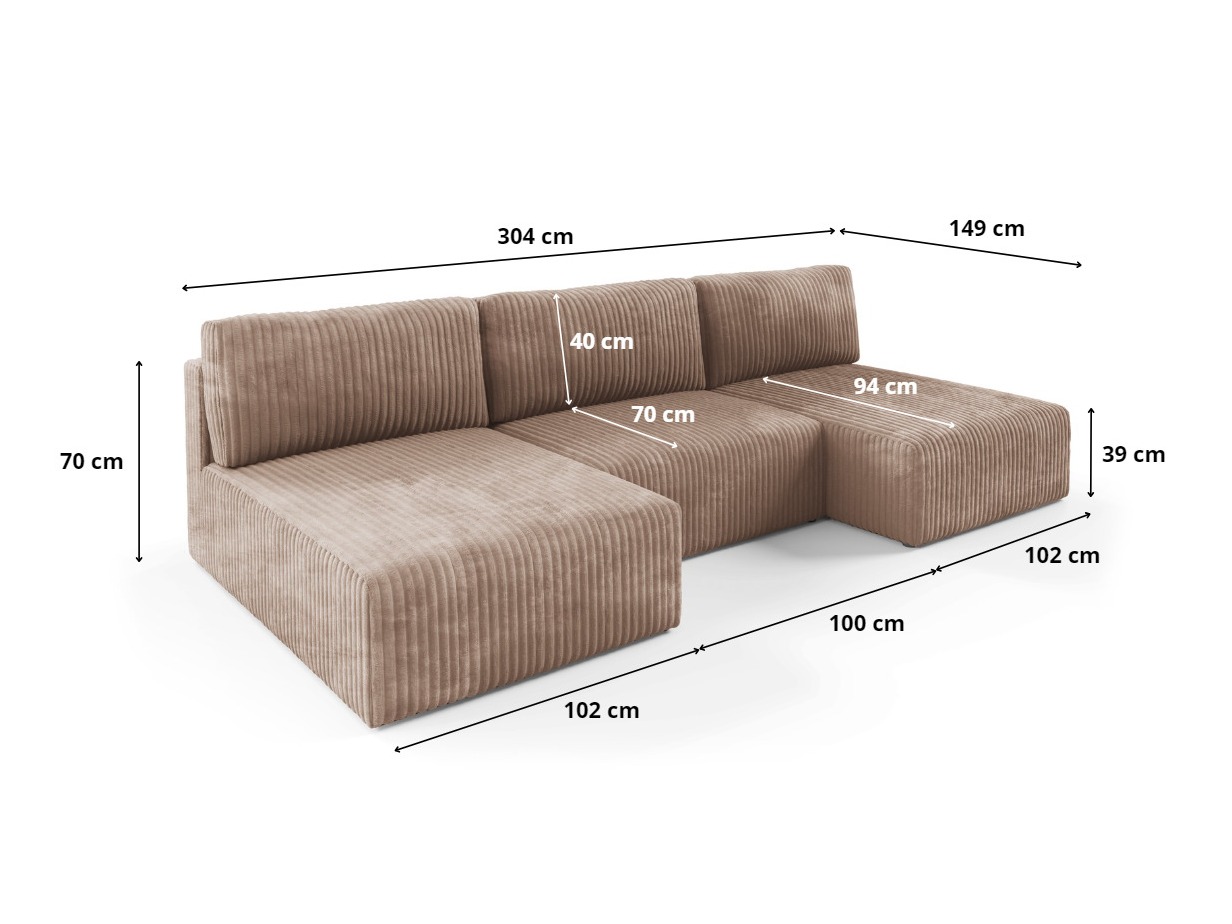 Hjørnesofa Franklin 156 (Tilia 01)