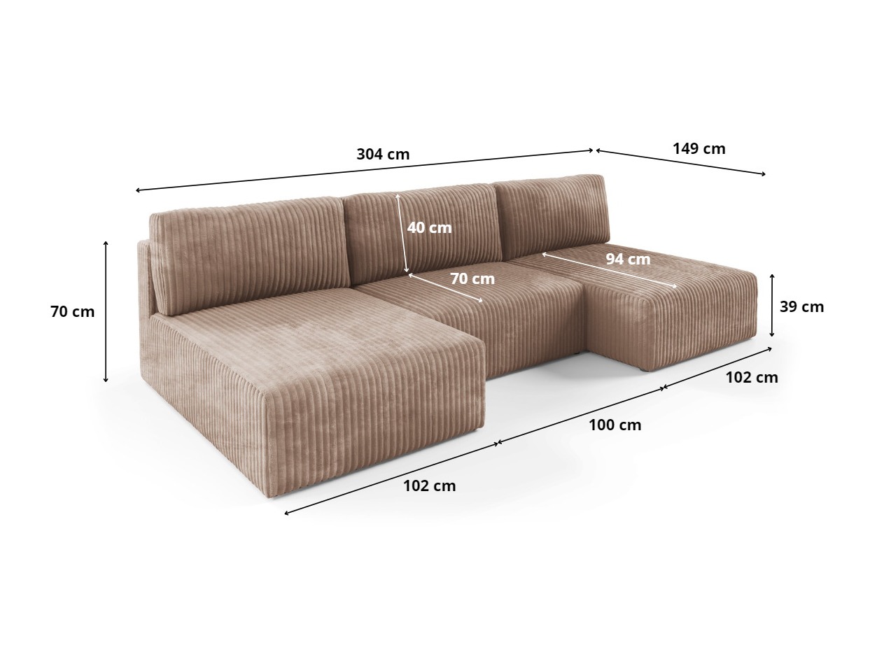 Hjørnesofa Franklin 156 (Tilia 17)