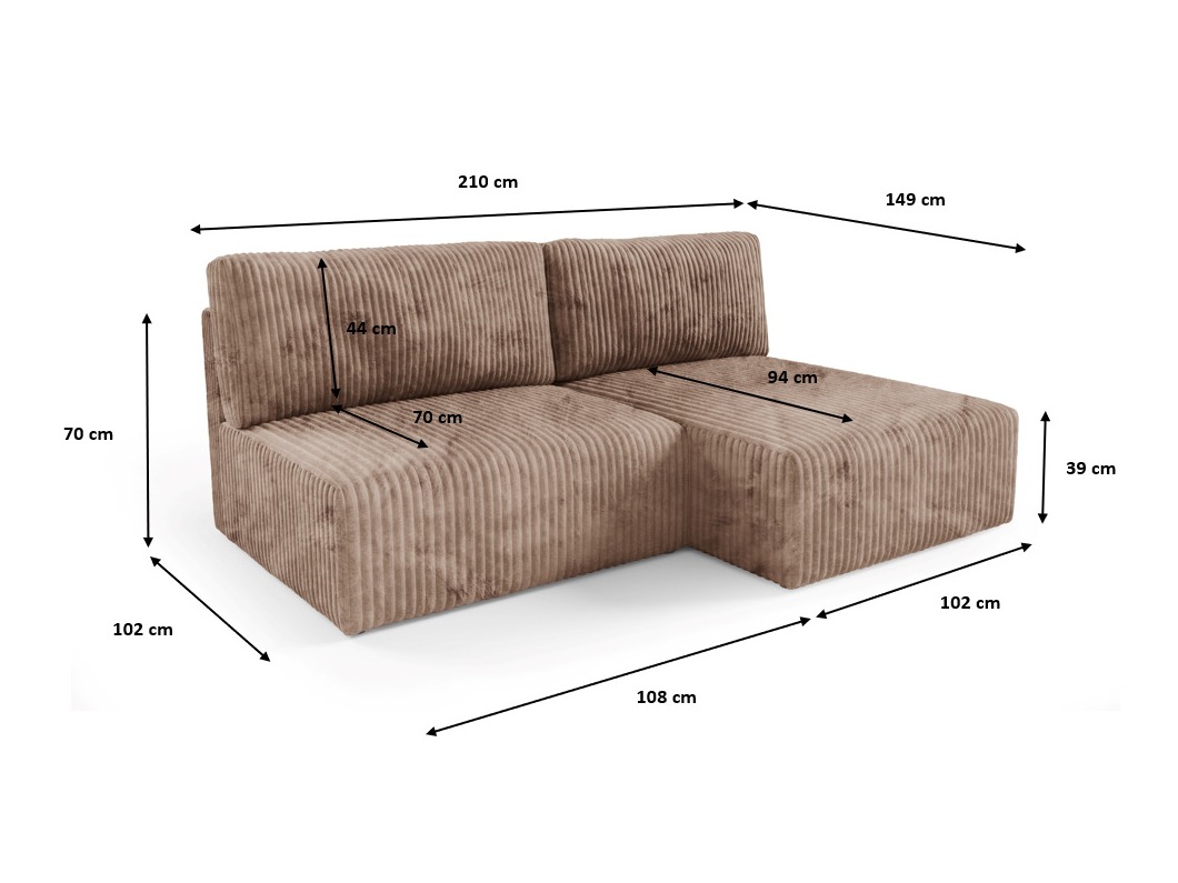 Hjørnesofa Franklin 158 (Tilia 77)