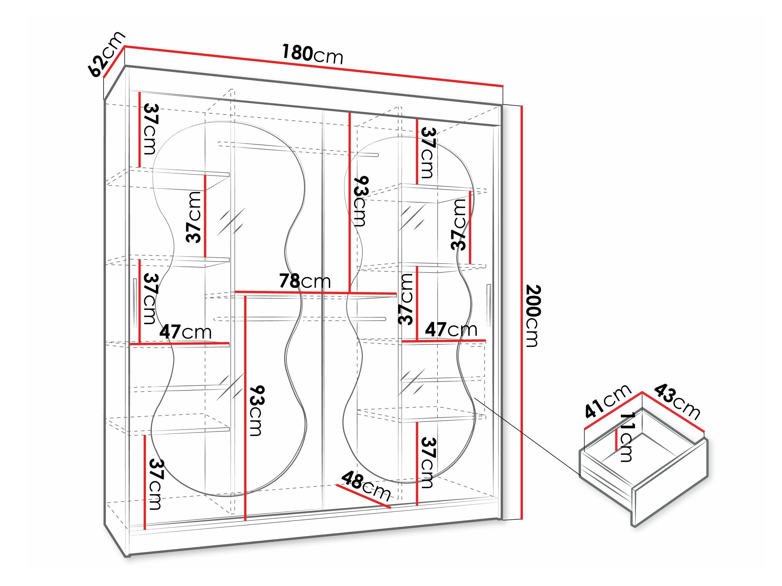 Garderobeskab Hartford 530 (Kashmir)