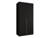 Garderobeskab Hartford 535 (Sort)