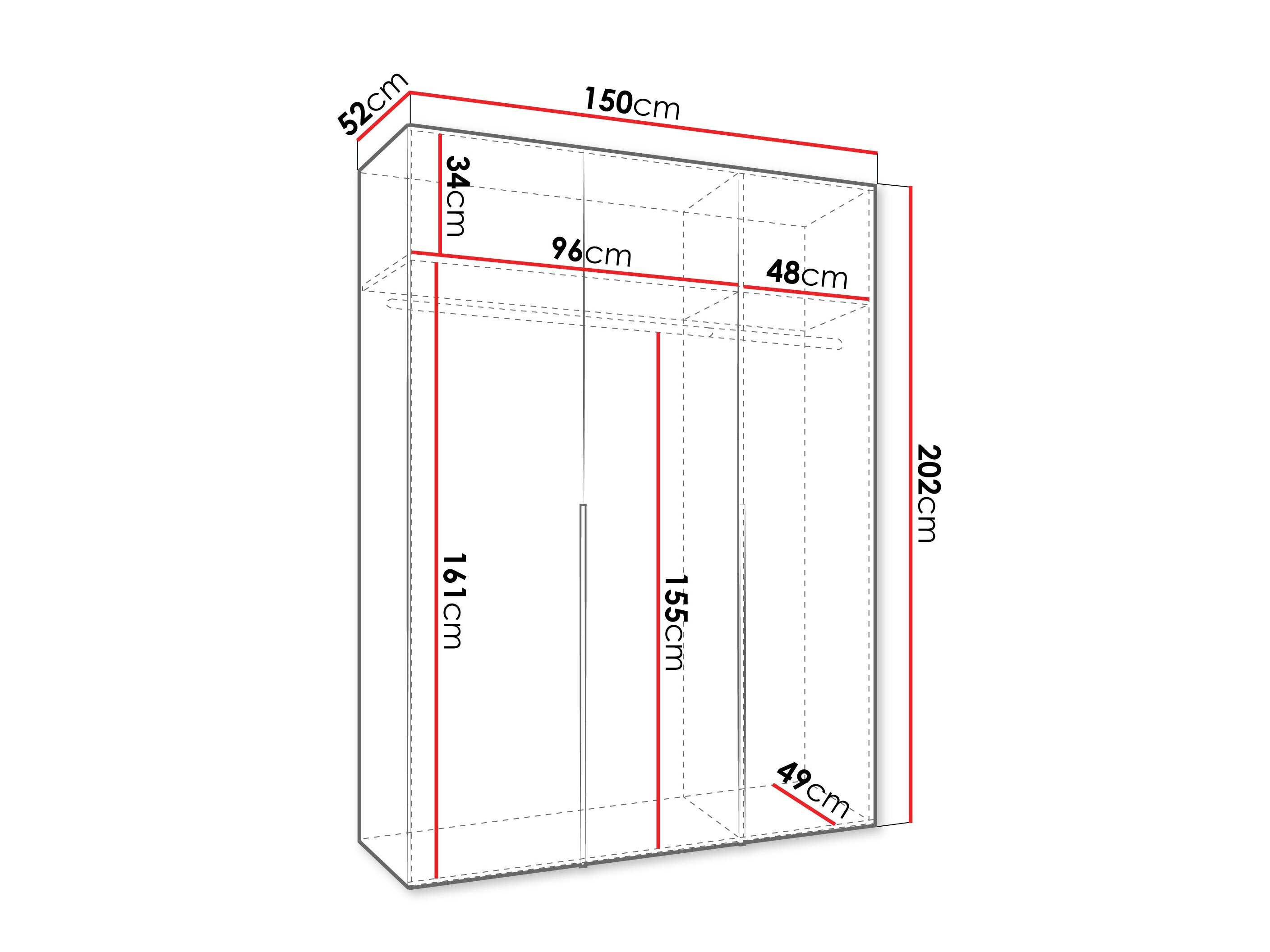 Garderobeskab Hartford 536 (Artisan eg)