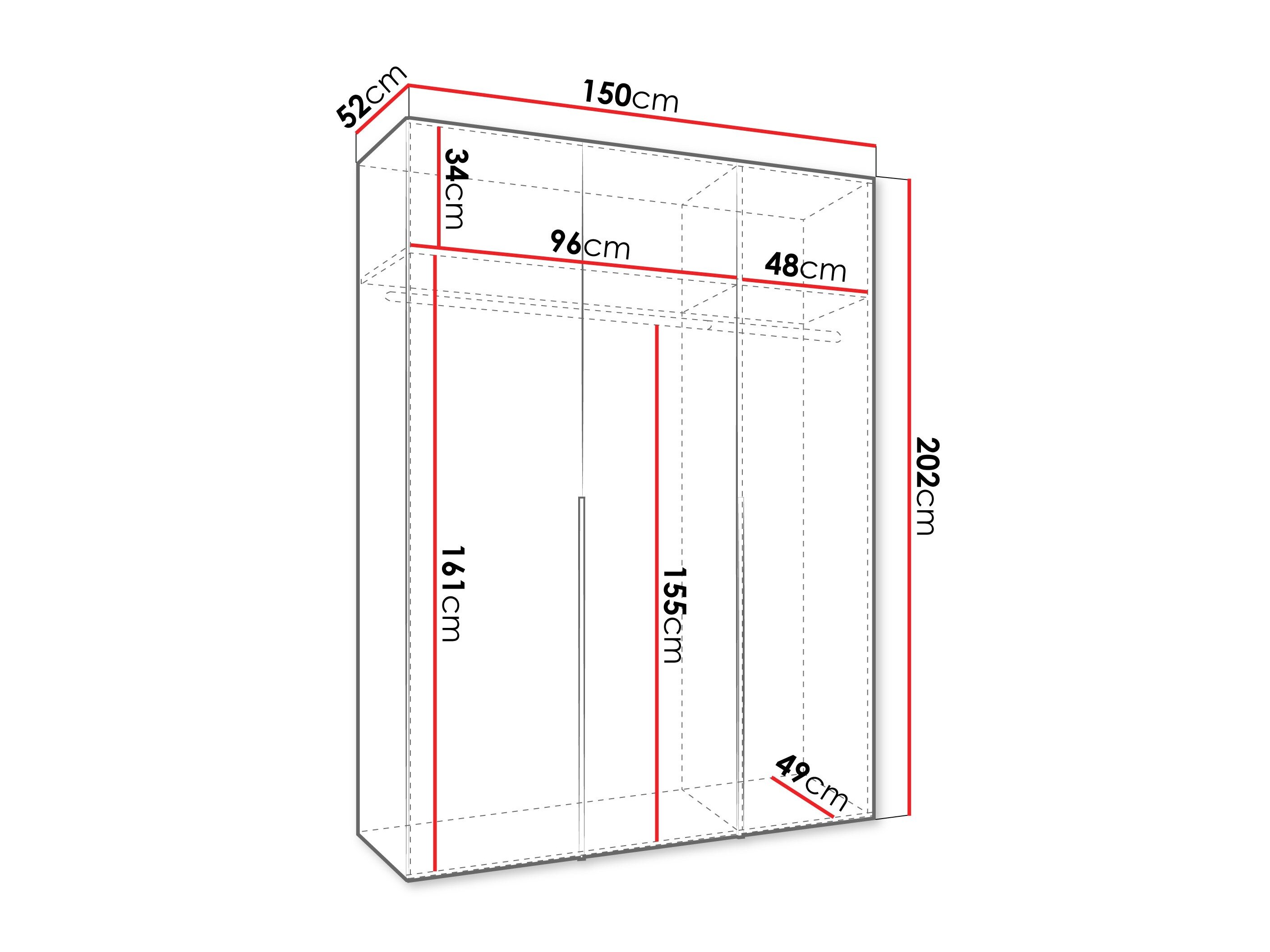 Garderobeskab Hartford 536 (Artisan eg)