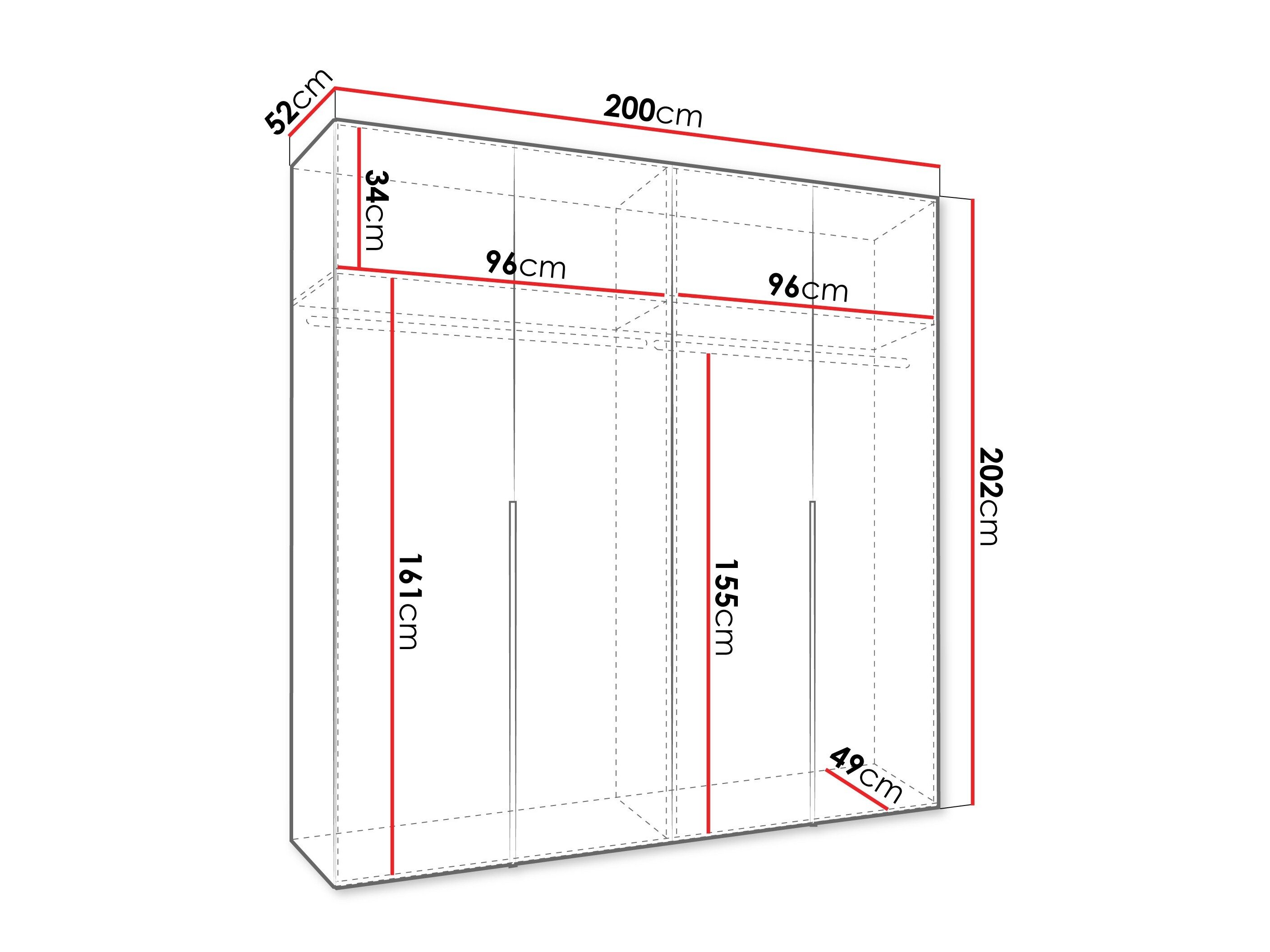 Garderobeskab Hartford 537 (Artisan eg)