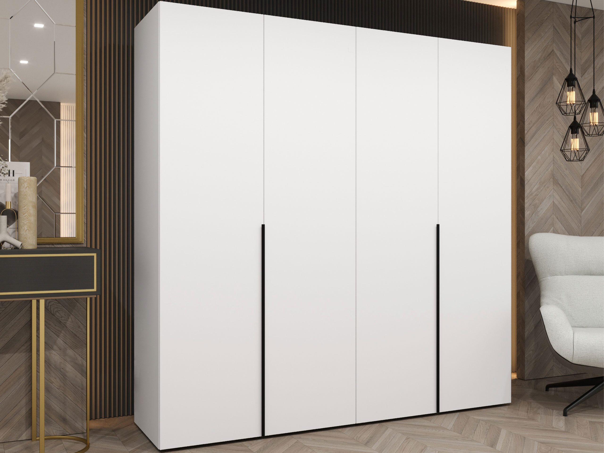 Garderobeskab Hartford 537 (Hvid)