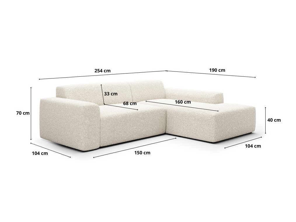 Modulhjørnesofa Romenoi 101 (Centaur 01)
