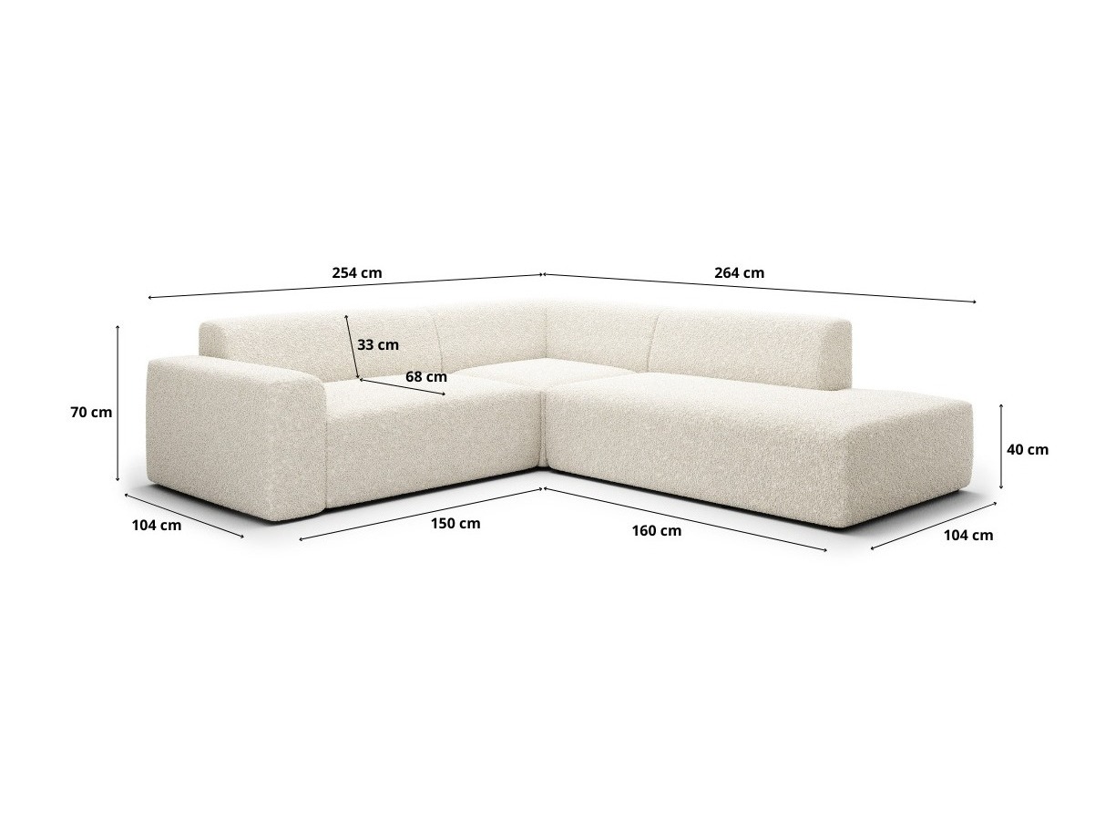 Modulhjørnesofa Romenoi 103 (Centaur 01)