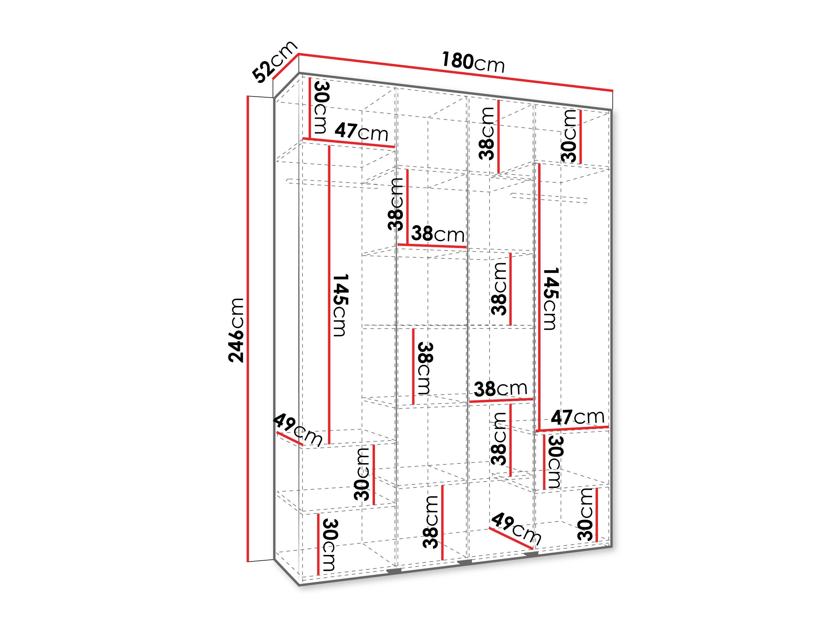 Garderobeskab Hartford 564 (Kashmir)