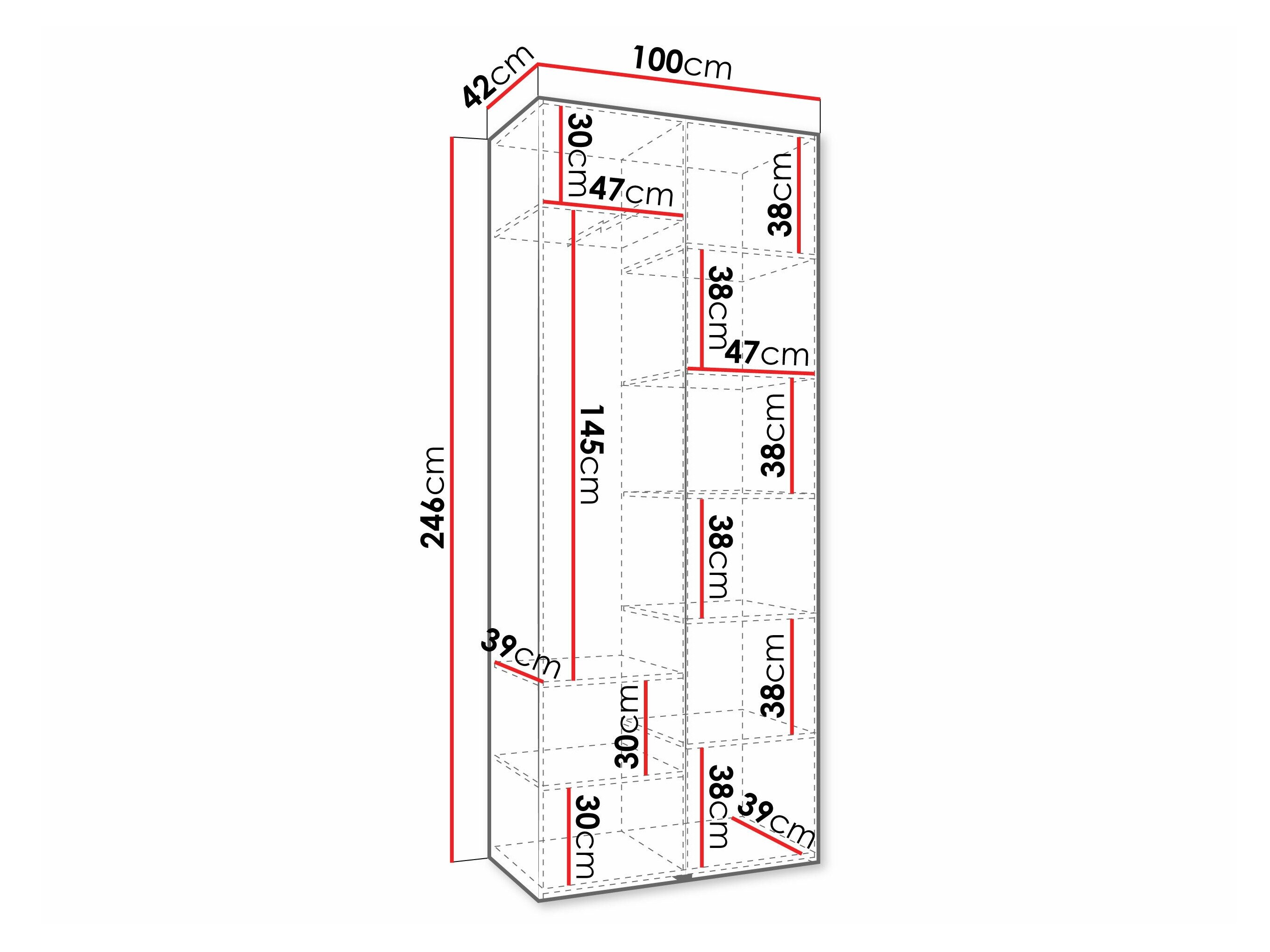 Garderobeskab Hartford 569 (Kashmir)