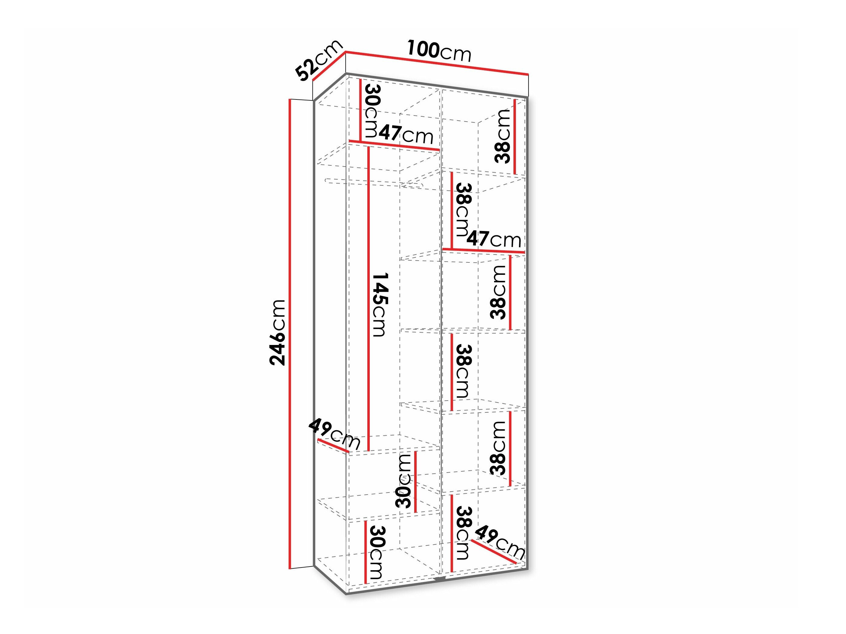 Garderobeskab Hartford 569 (Kashmir)