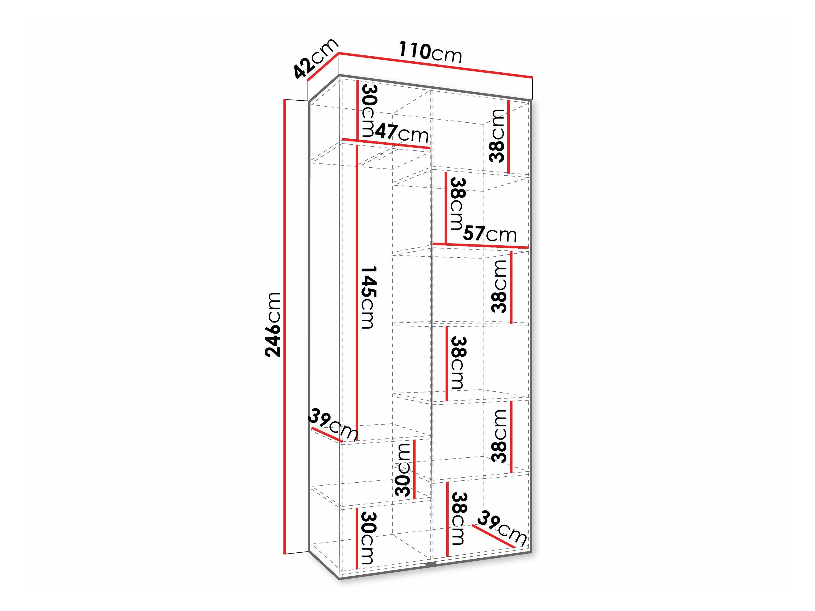 Garderobeskab Hartford 569 (Kashmir)
