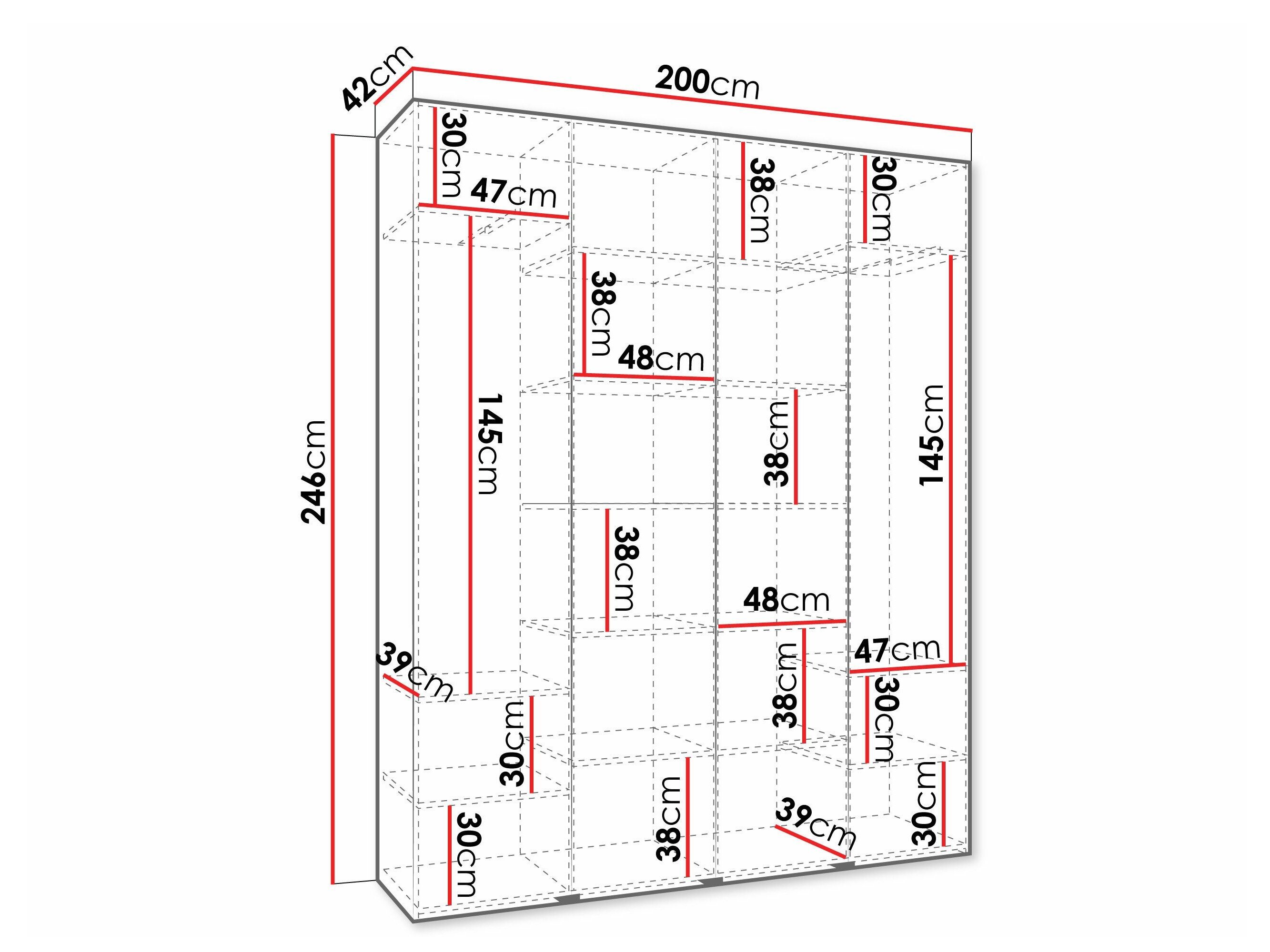 Garderobeskab Hartford 570 (Hvid)