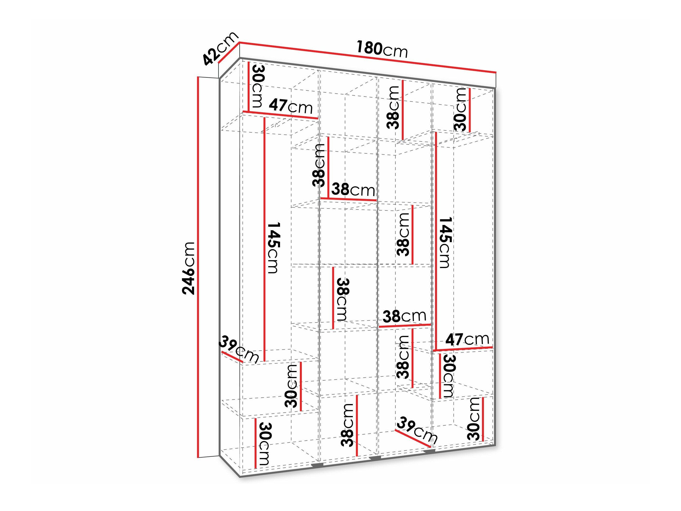 Garderobeskab Hartford 570 (Kashmir)