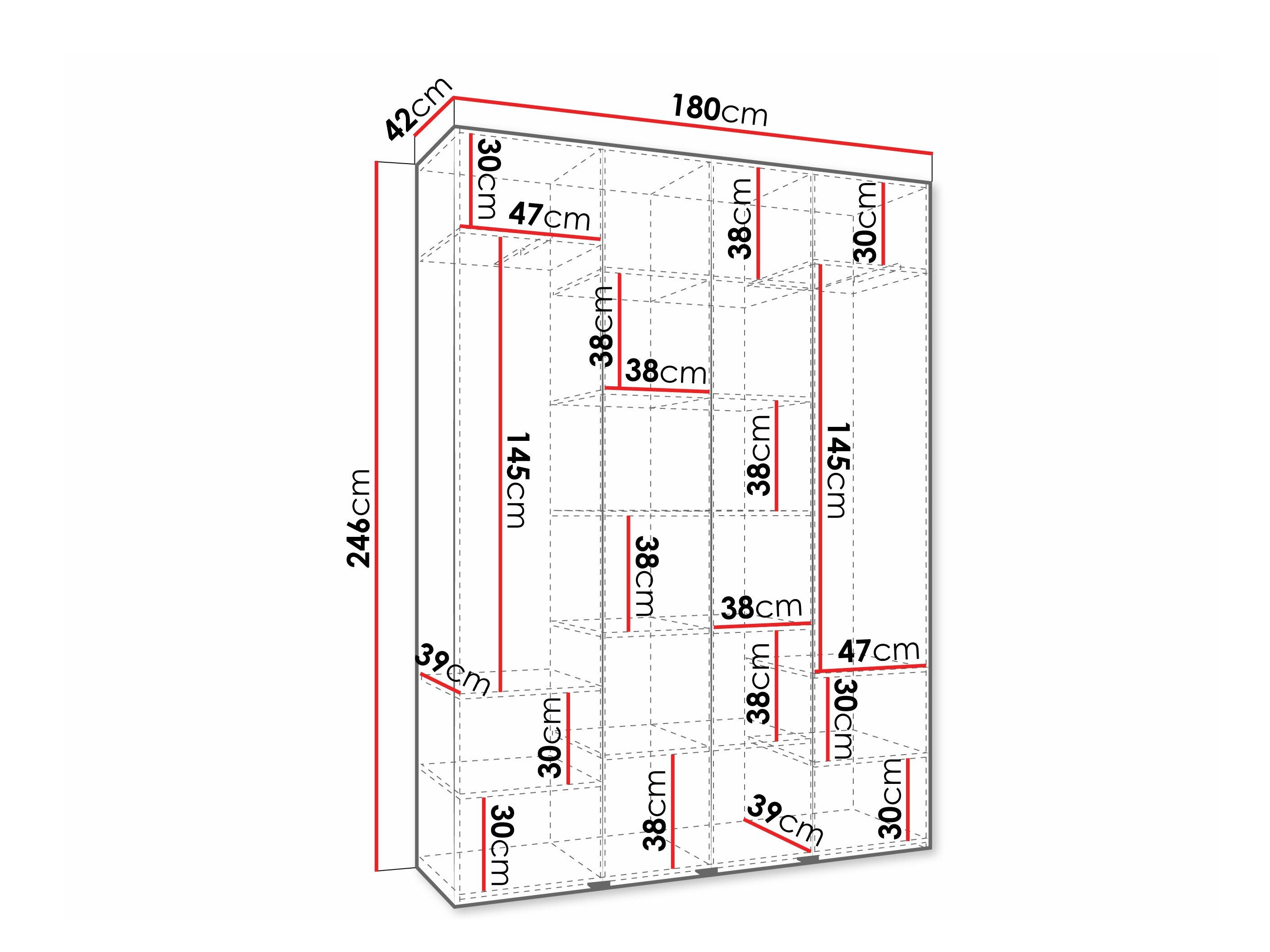 Garderobeskab Hartford 570 (Kashmir)